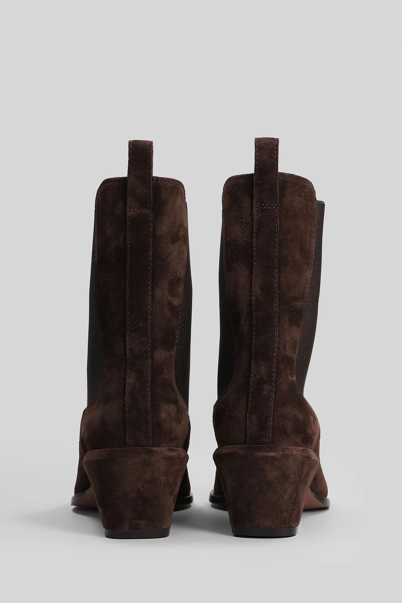 Bettina Ankle 50 texan Ankle boots in brown suede - Image 4