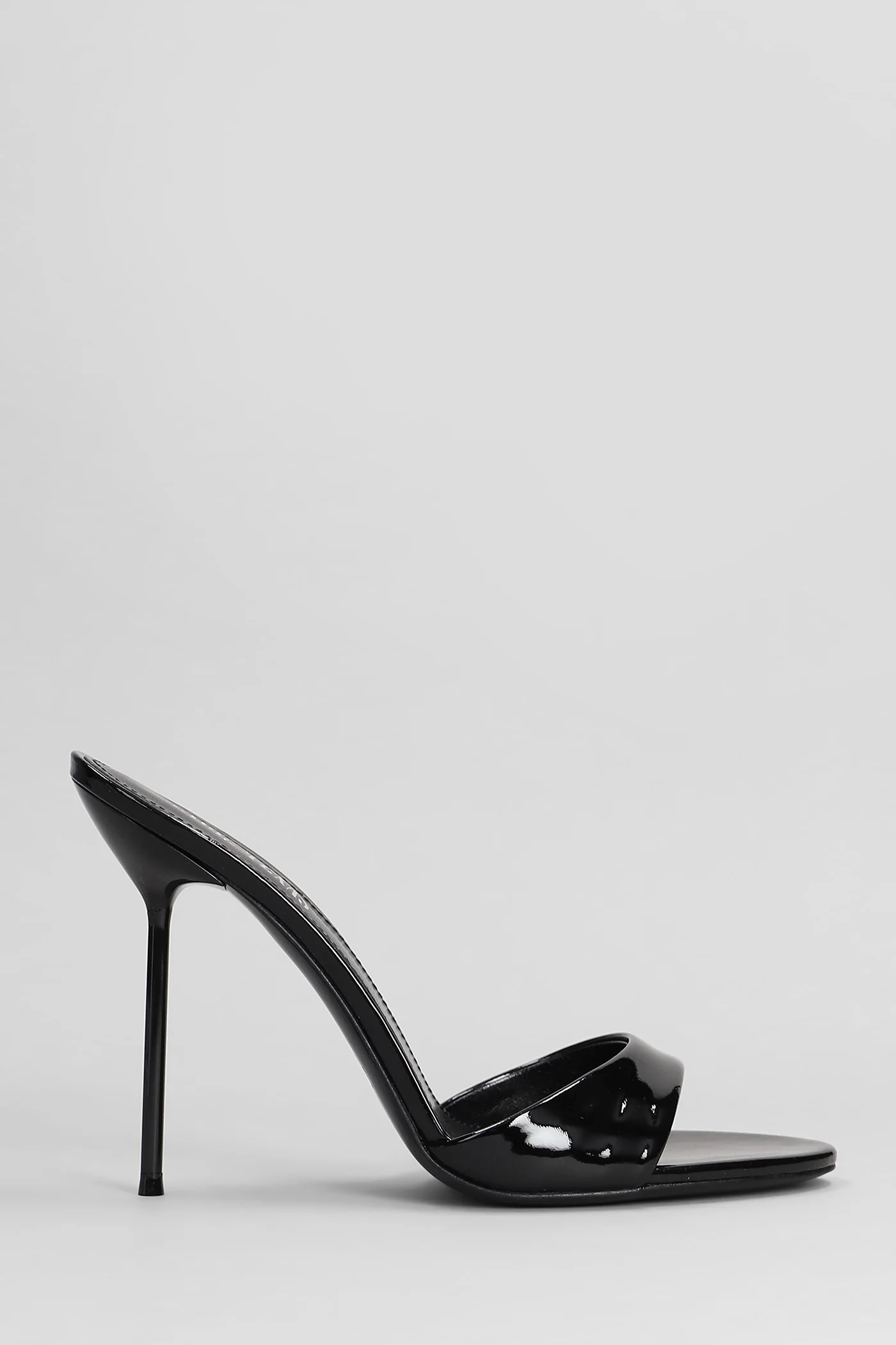 Lidia Mule Slipper-Mule in black patent leather