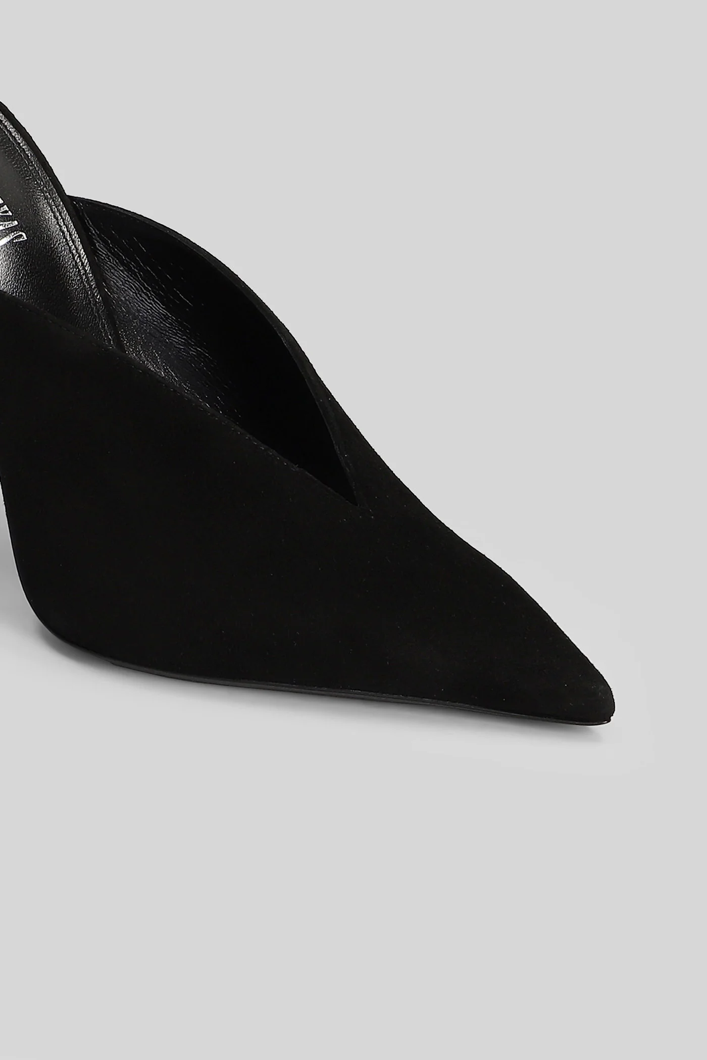 Lidia sabot in black suede - Image 5