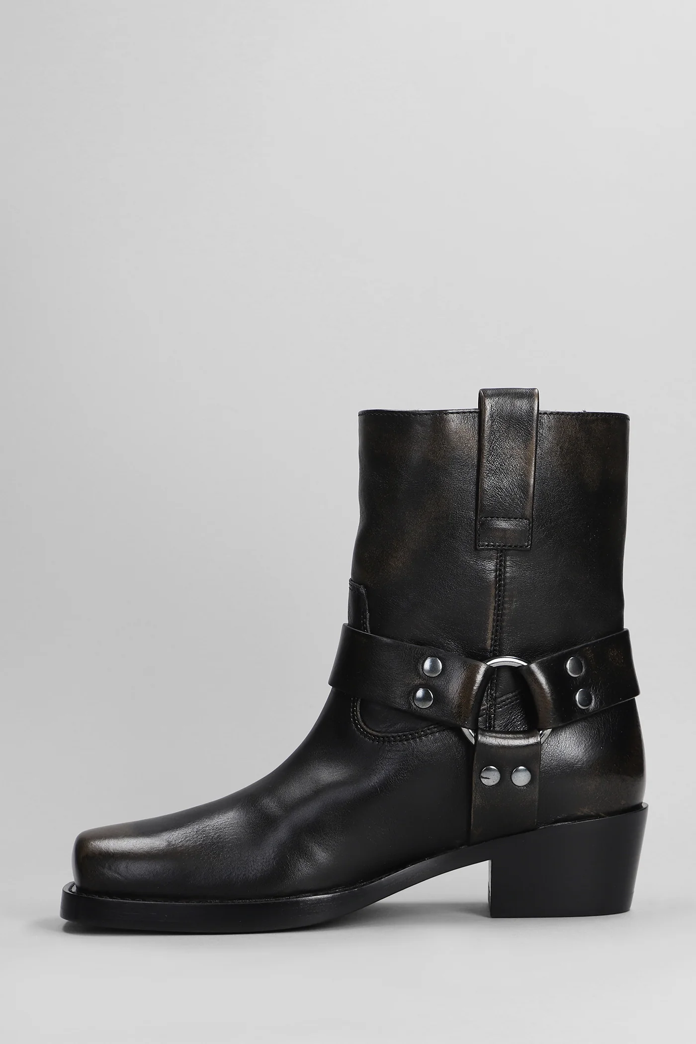 Roxy Ankle Boot texan Ankle boots in black leather - Image 3