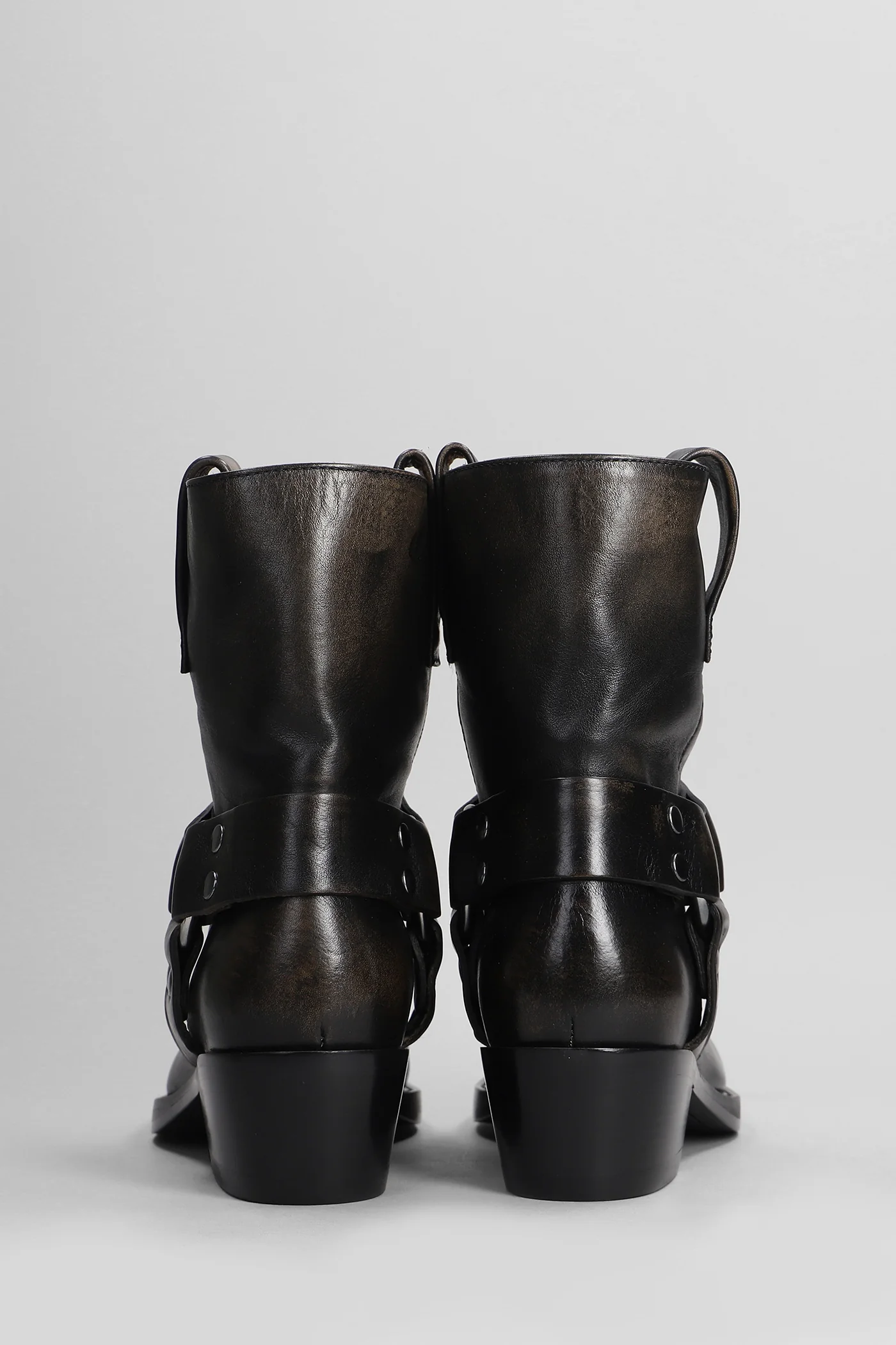 Roxy Ankle Boot texan Ankle boots in black leather - Image 4