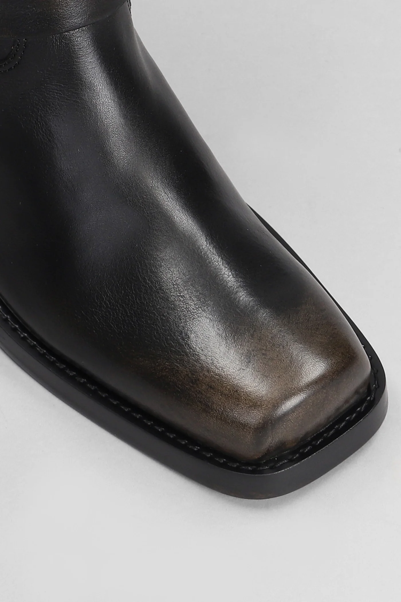 Roxy Ankle Boot texan Ankle boots in black leather - Image 5
