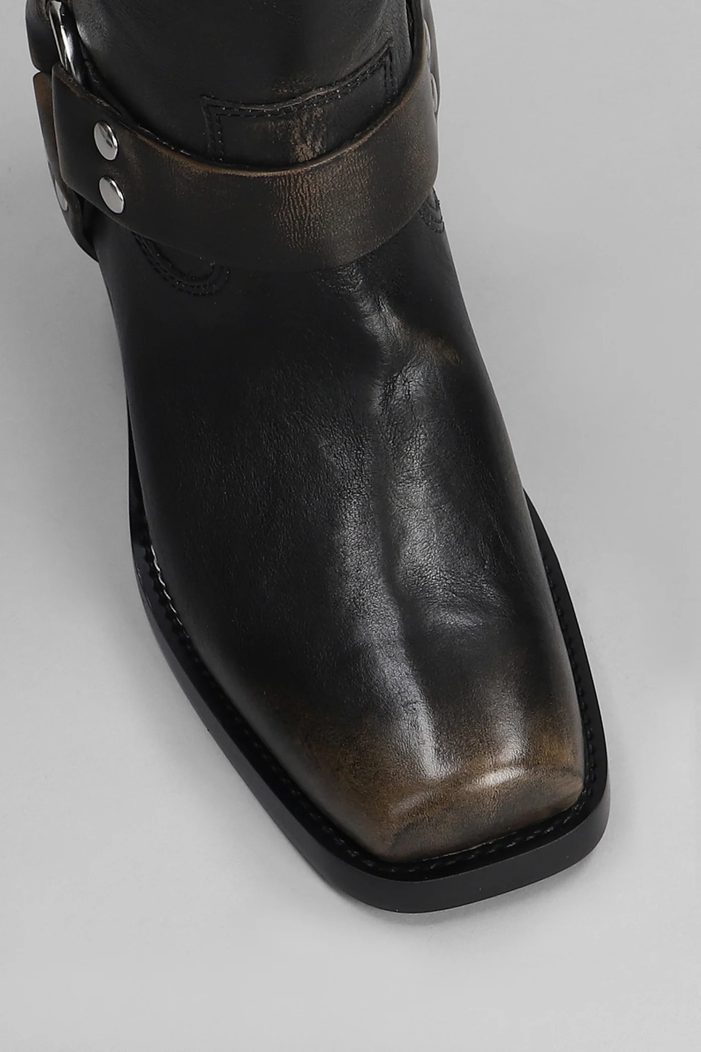 Roxy Boot texan boots in black leather - Image 5