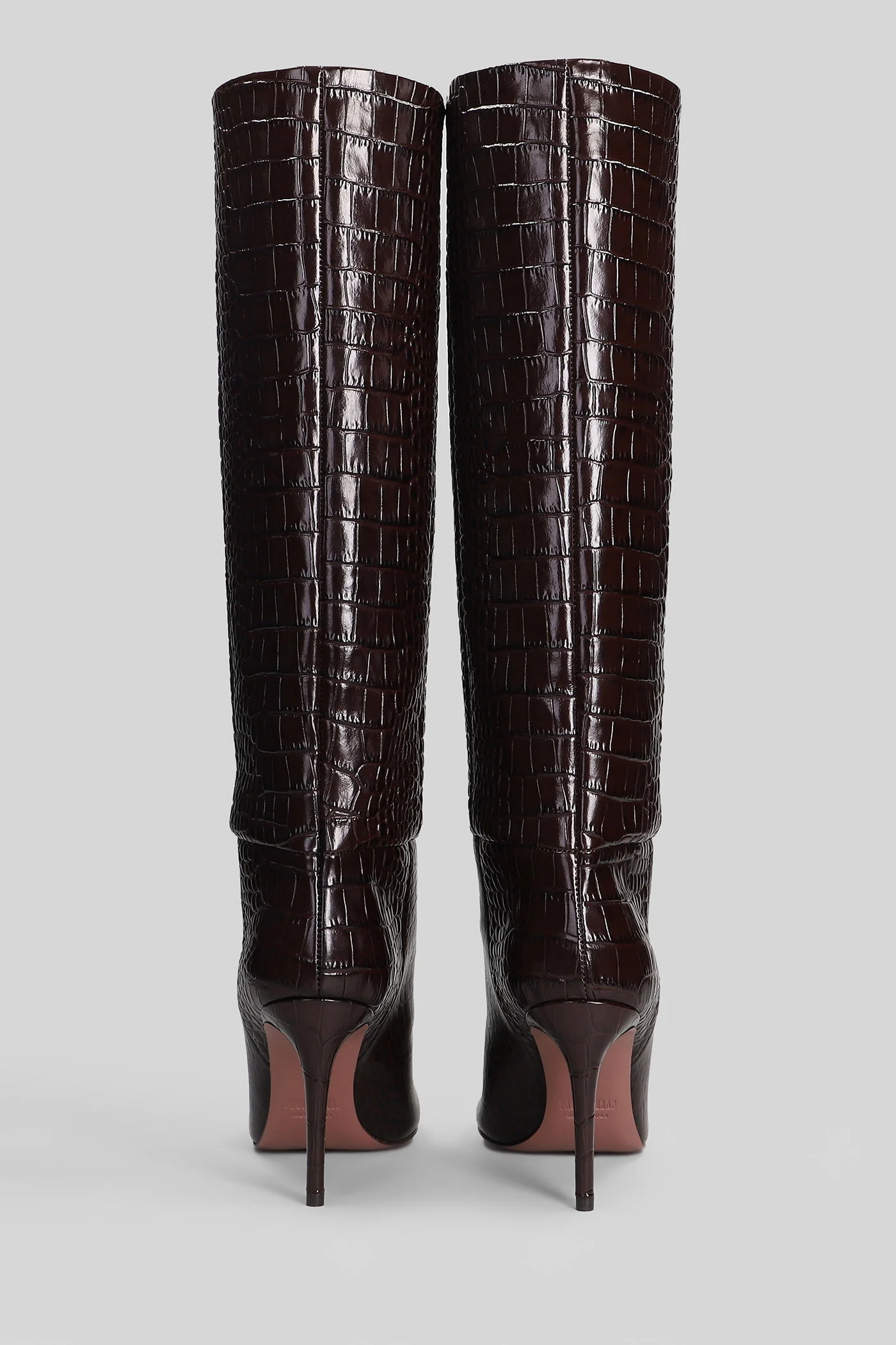 Stiletto Boot 85 High heels boots in brown leather - Image 4