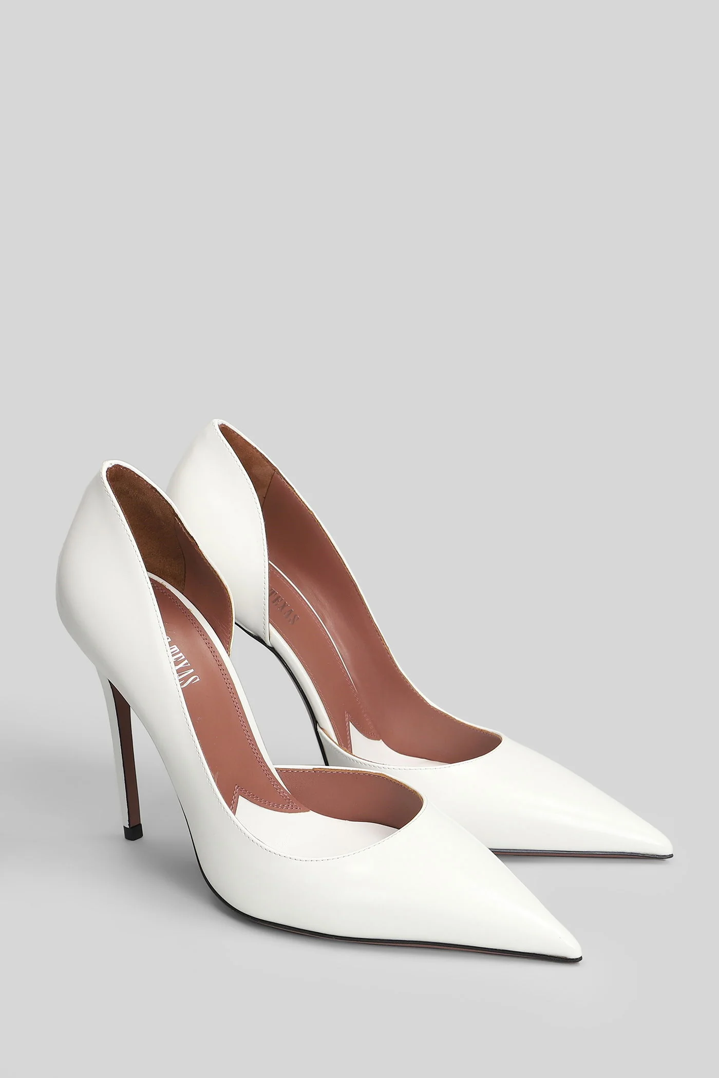 Vera pump 105 Pumps in white leather - Image 2