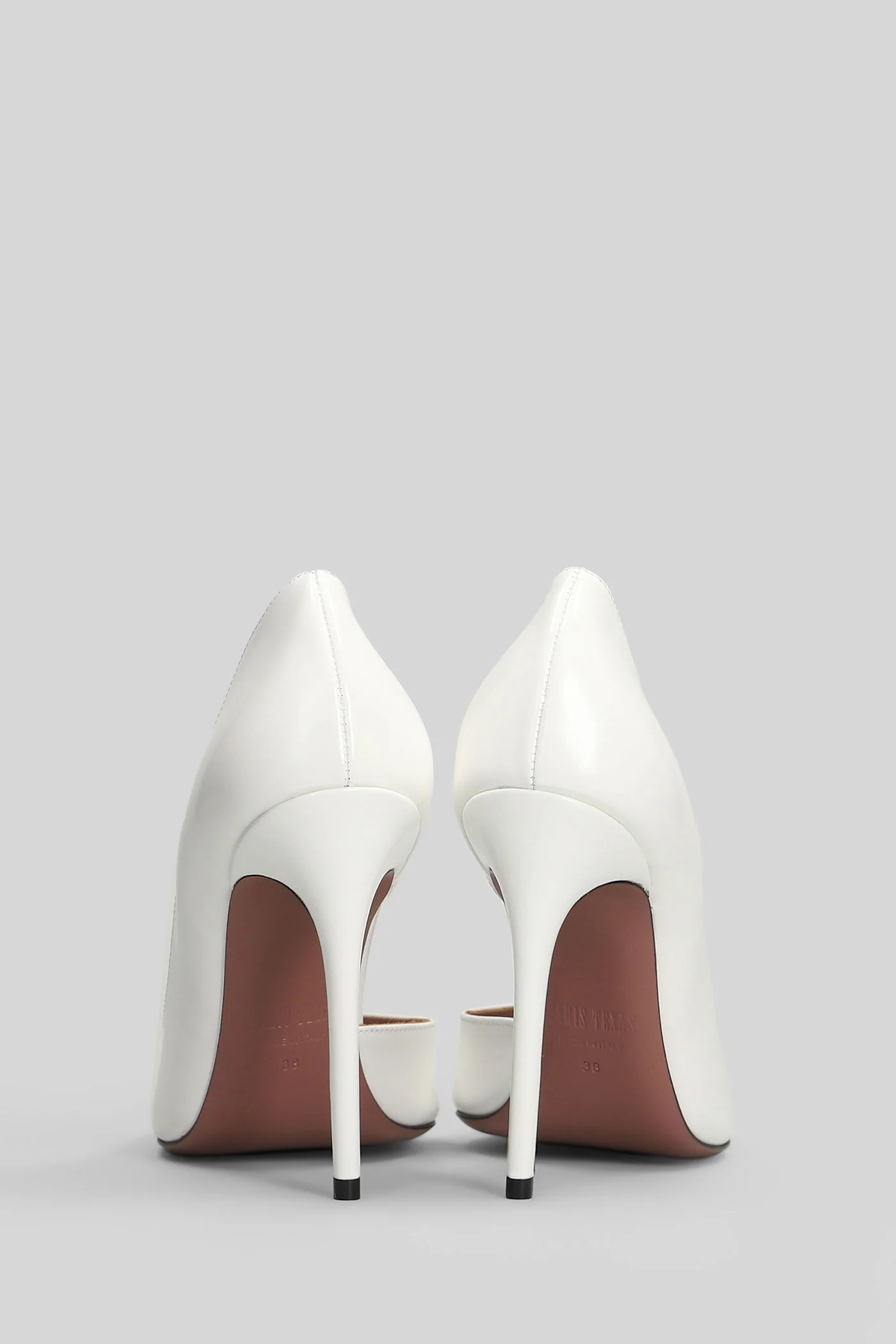 Vera pump 105 Pumps in white leather - Image 4