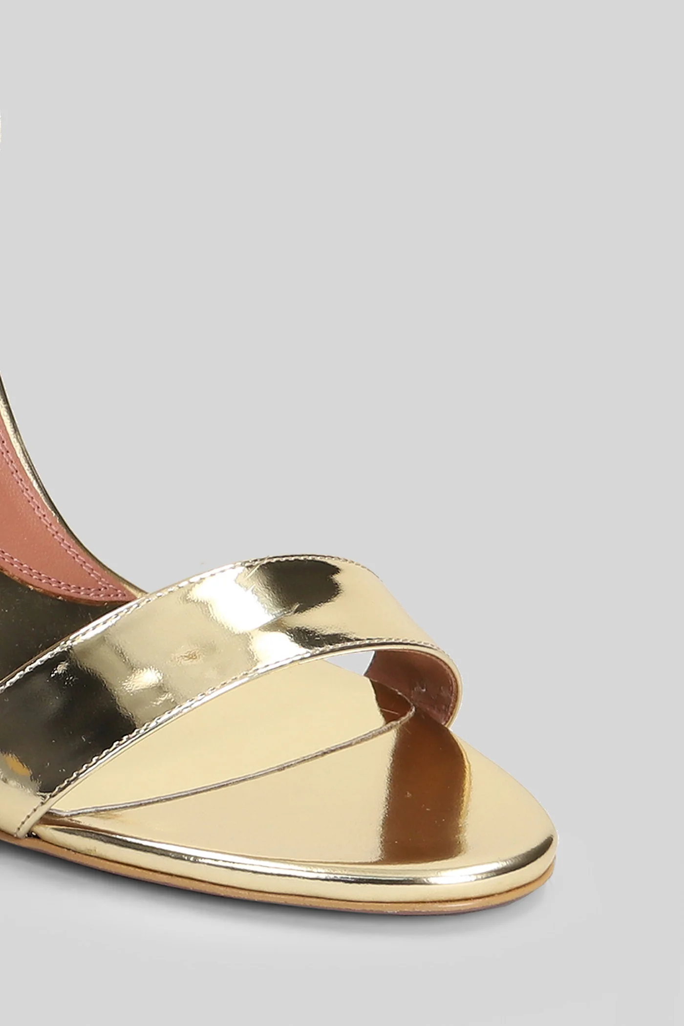 Vera Slingback 105 Sandals in gold leather - Image 5