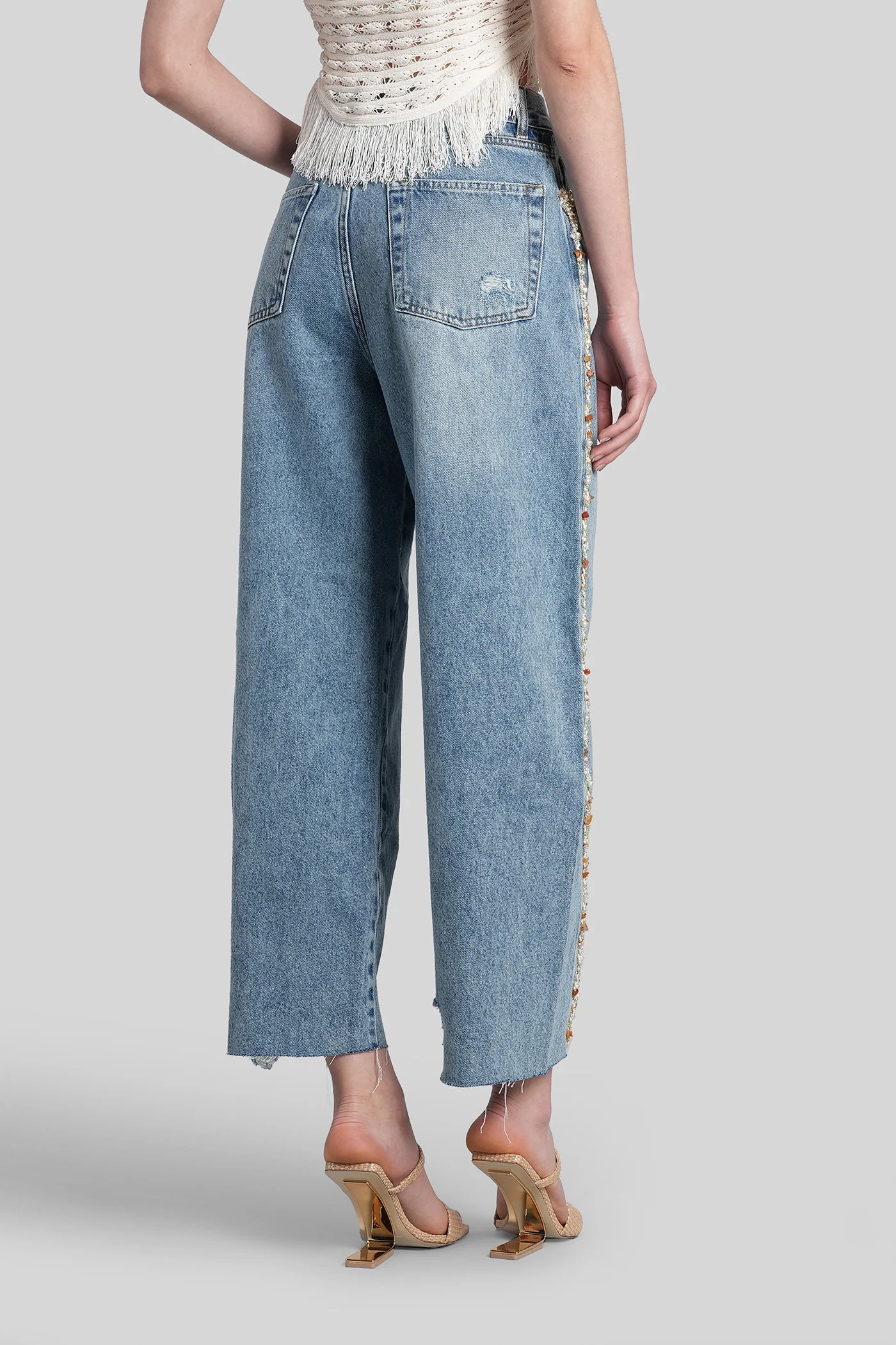 Jeans in blue cotton - Image 3