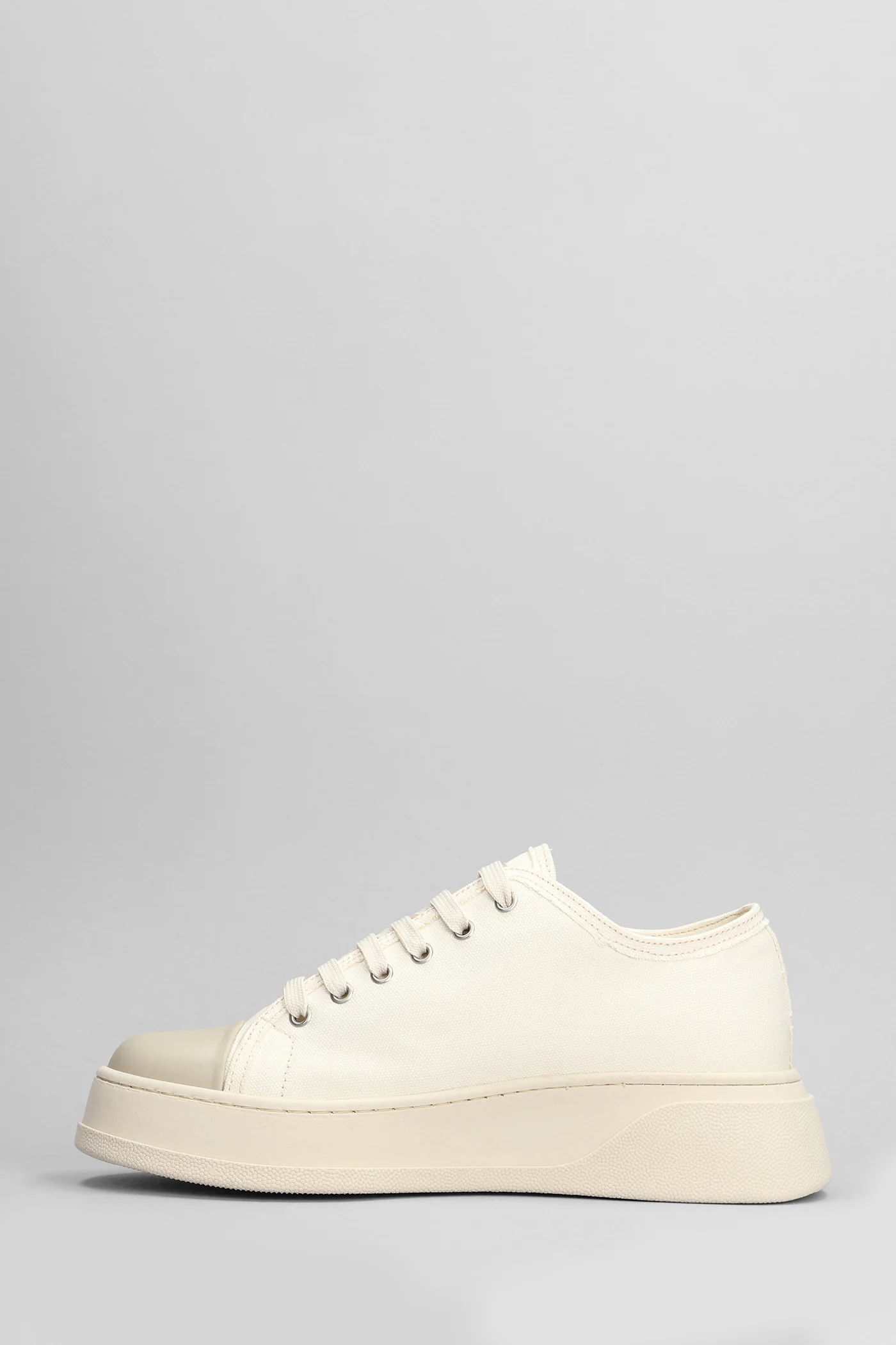Sneakers in beige canvas - Image 3