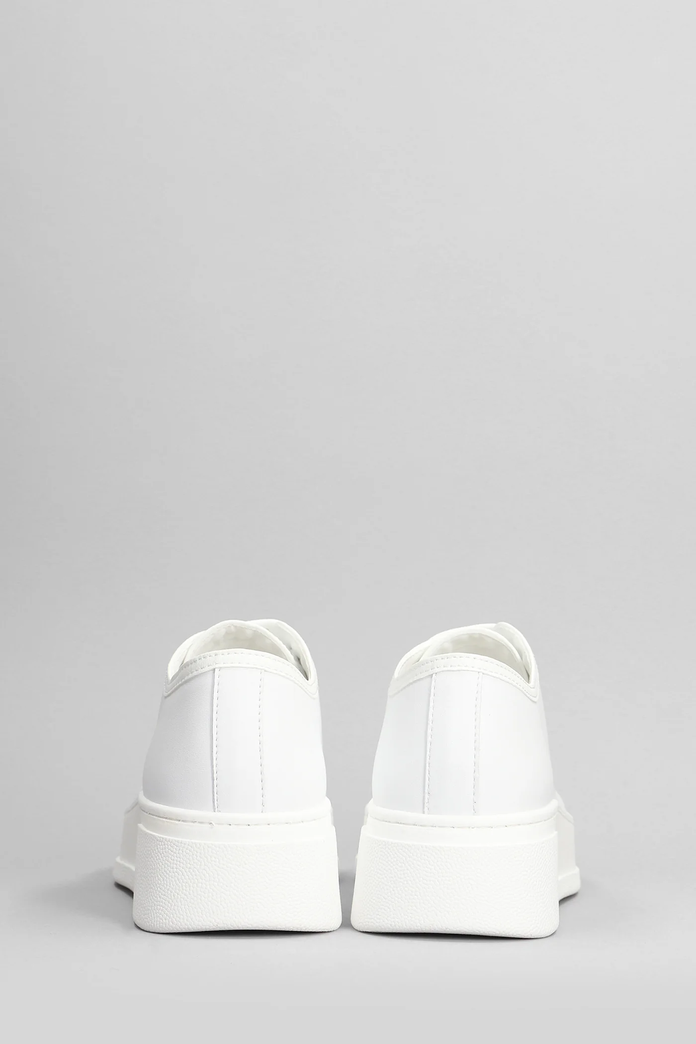 Sneakers in white leather - Image 4