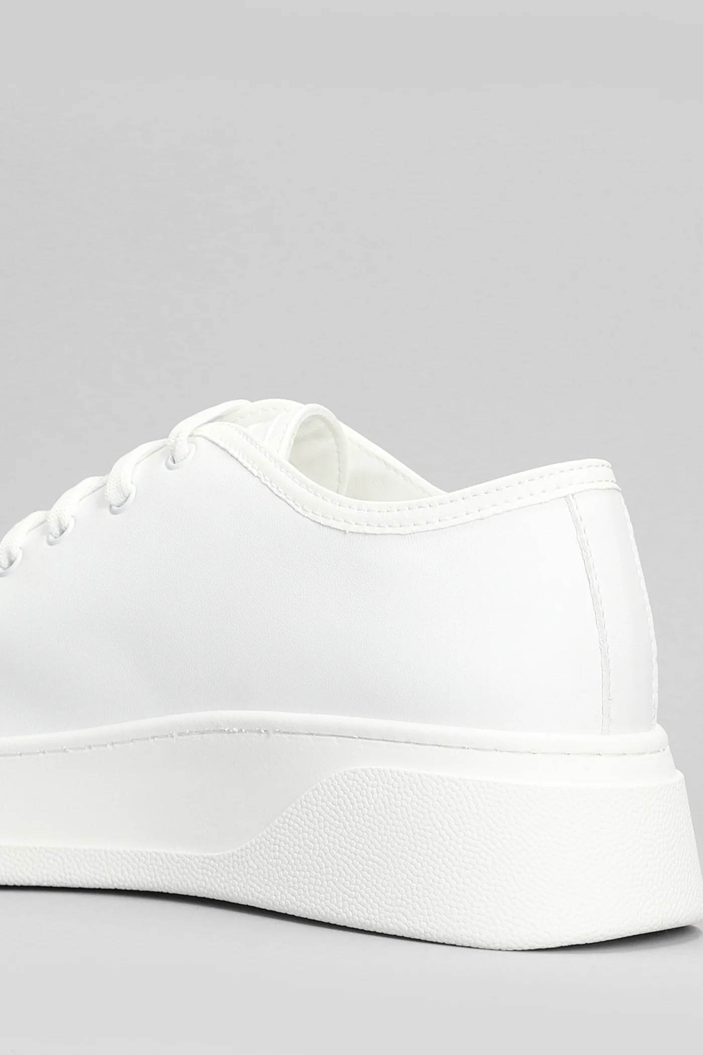 Sneakers in white leather - Image 5