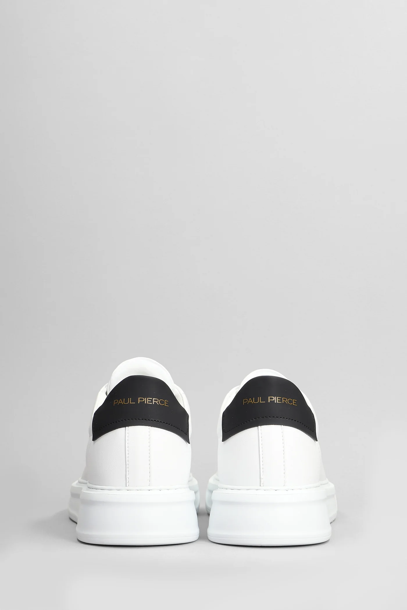 Sneakers in white leather - Image 4