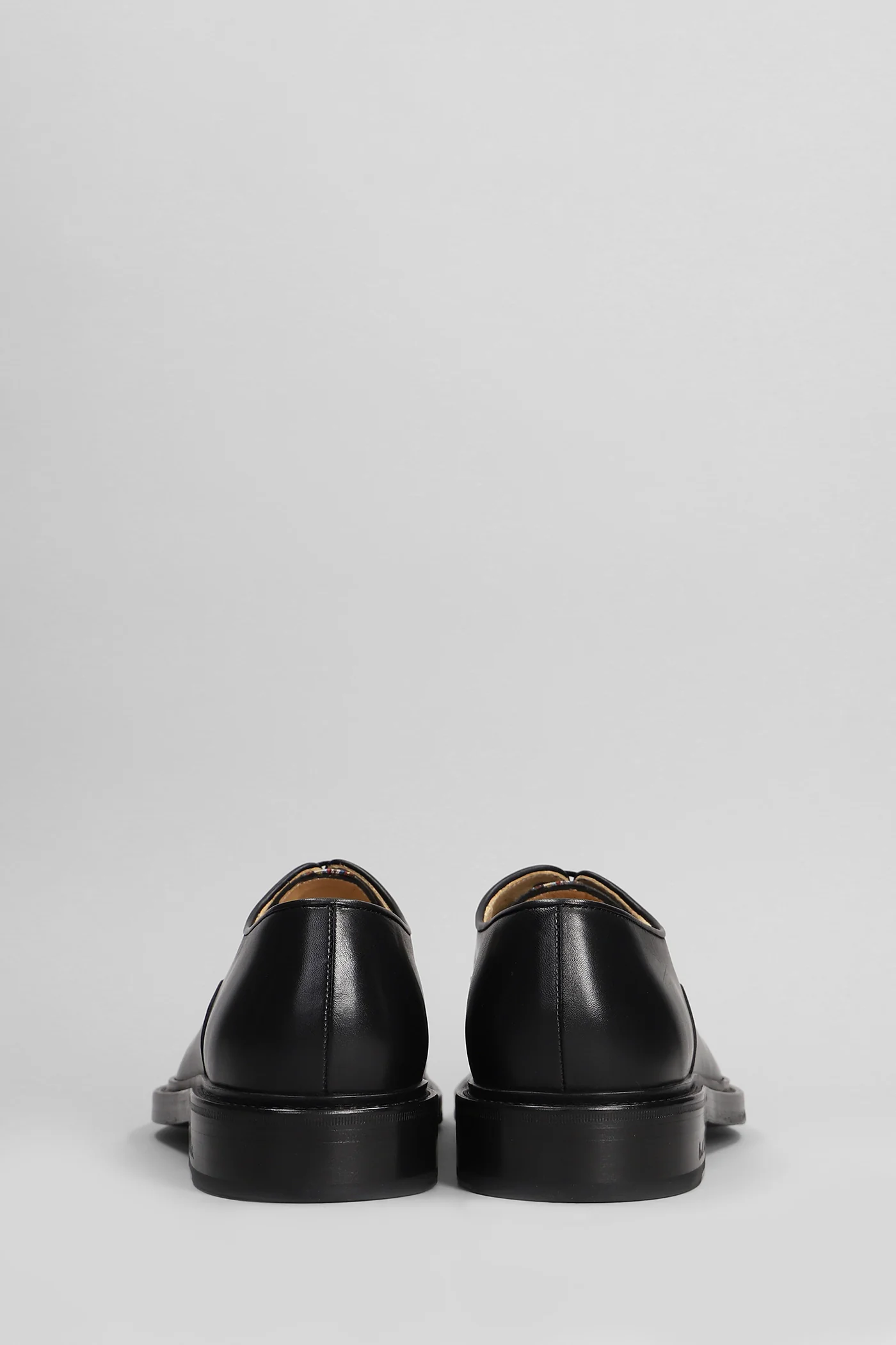 Balthazar Lace up shoes in black leather - Image 4