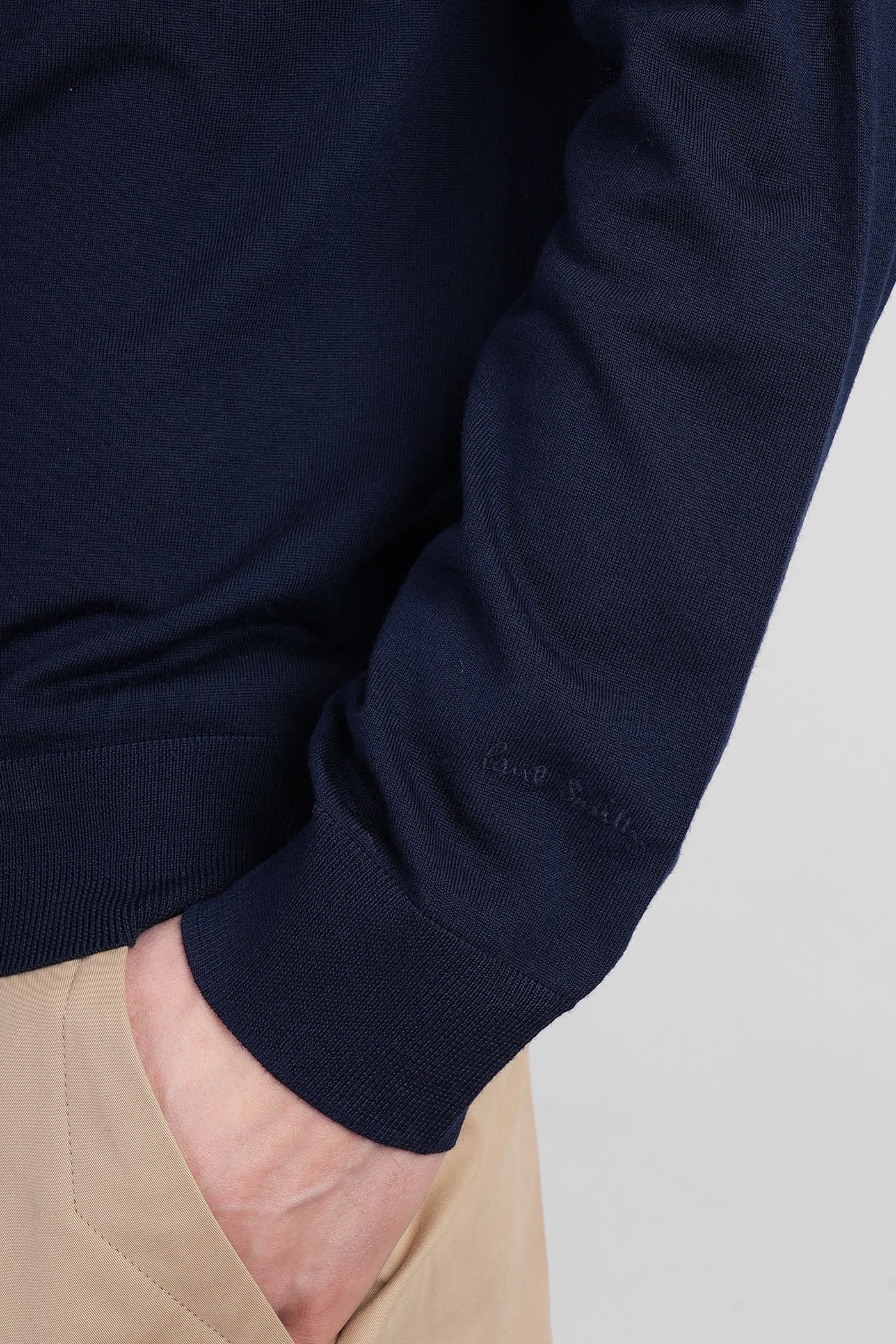 Knitwear in blue wool - Image 4