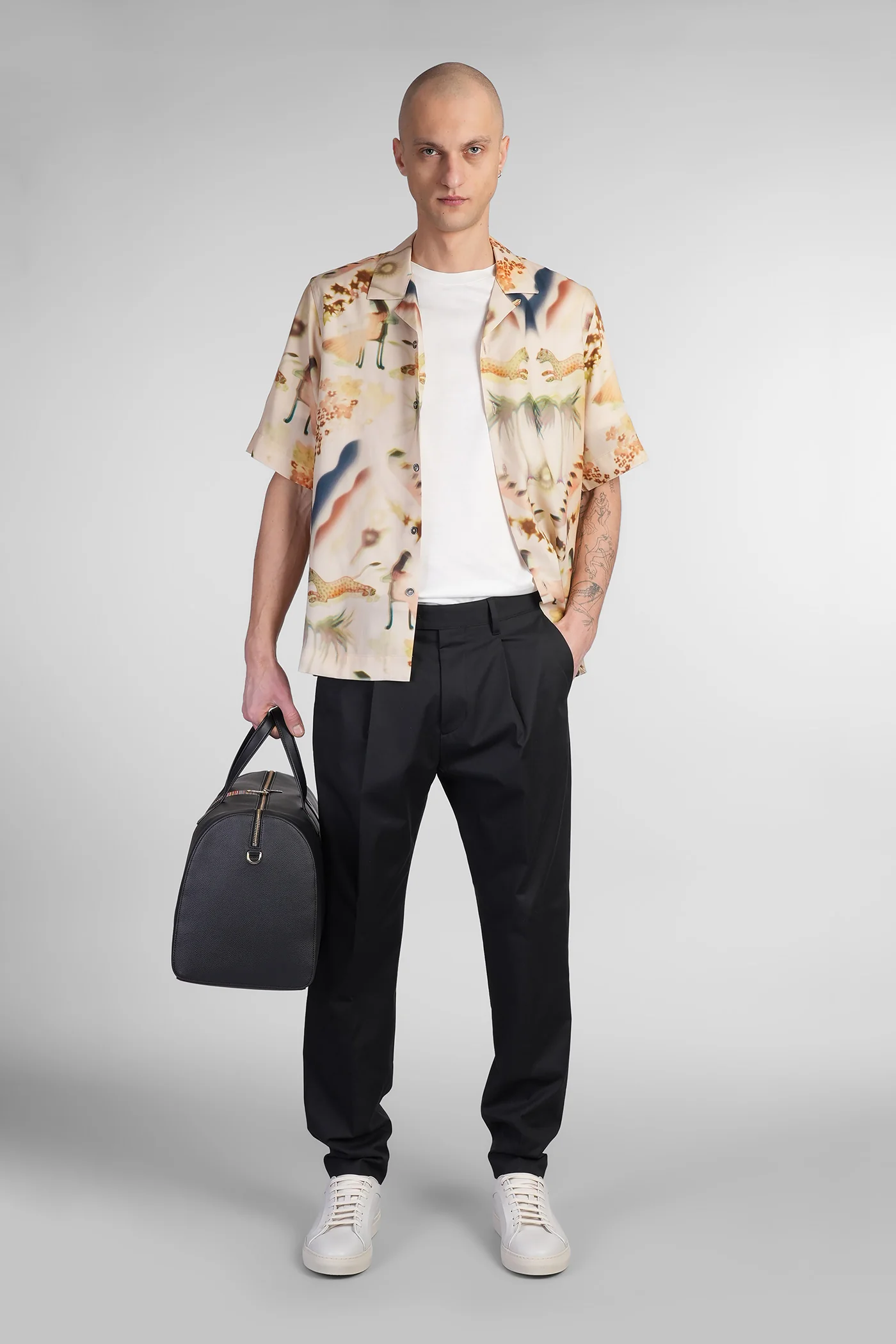 Pants in black cotton - Image 2
