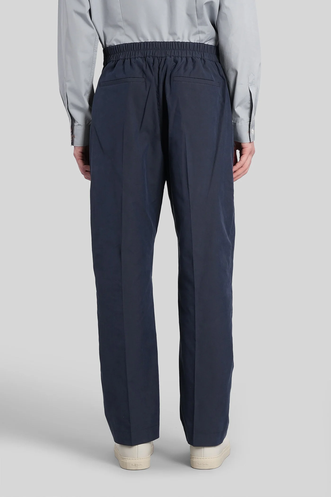 Pants in blue cotton - Image 3