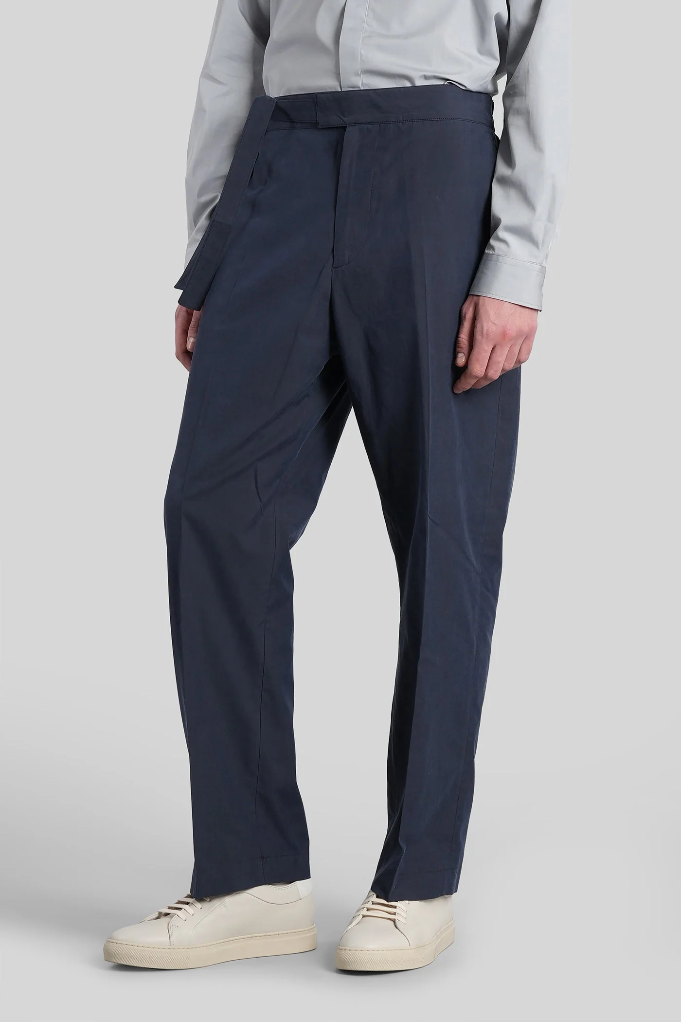 Pants in blue cotton - Image 4