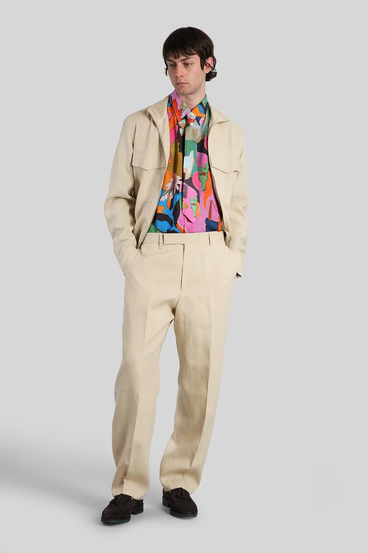 Shirt in multicolor viscose - Image 2
