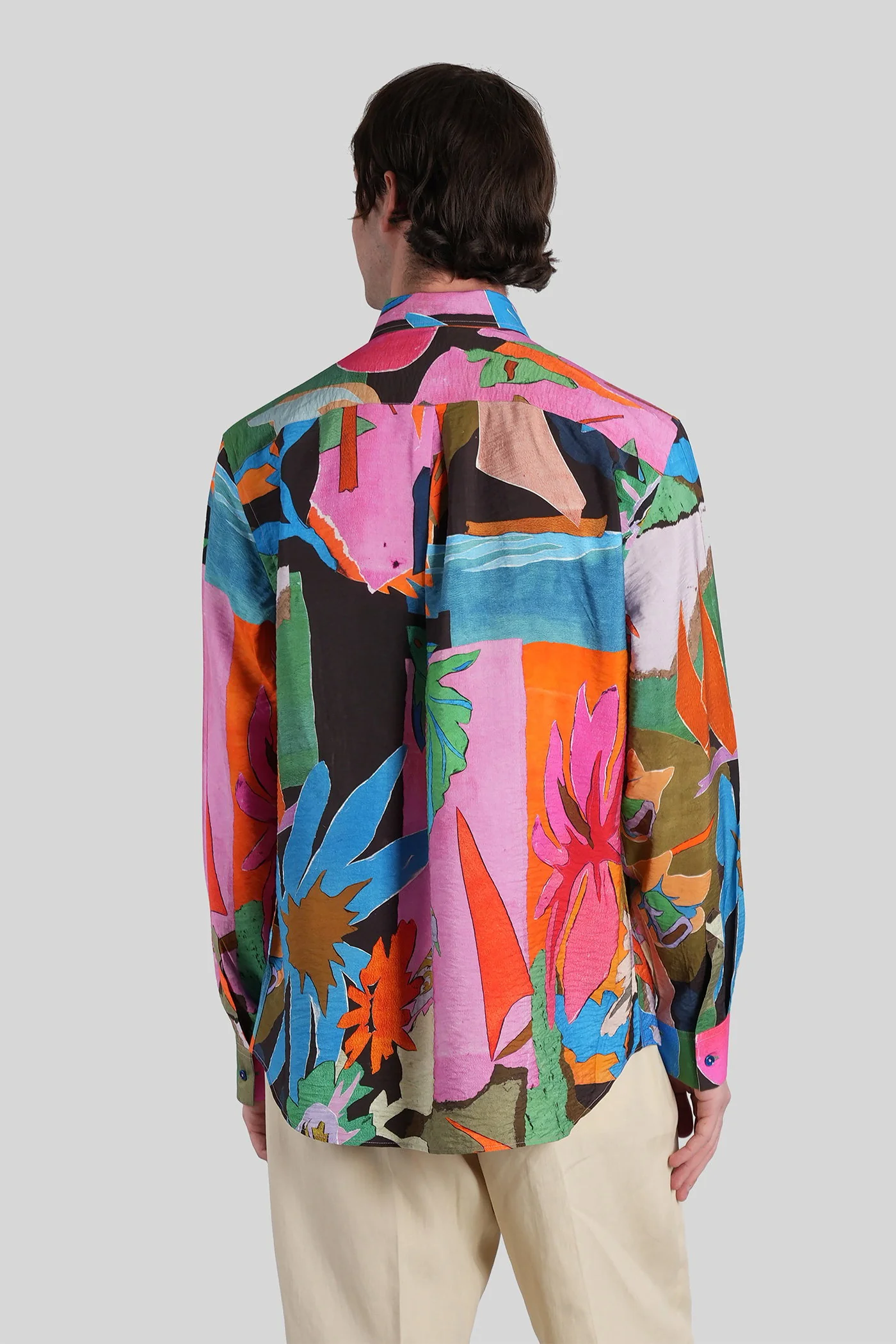 Shirt in multicolor viscose - Image 3