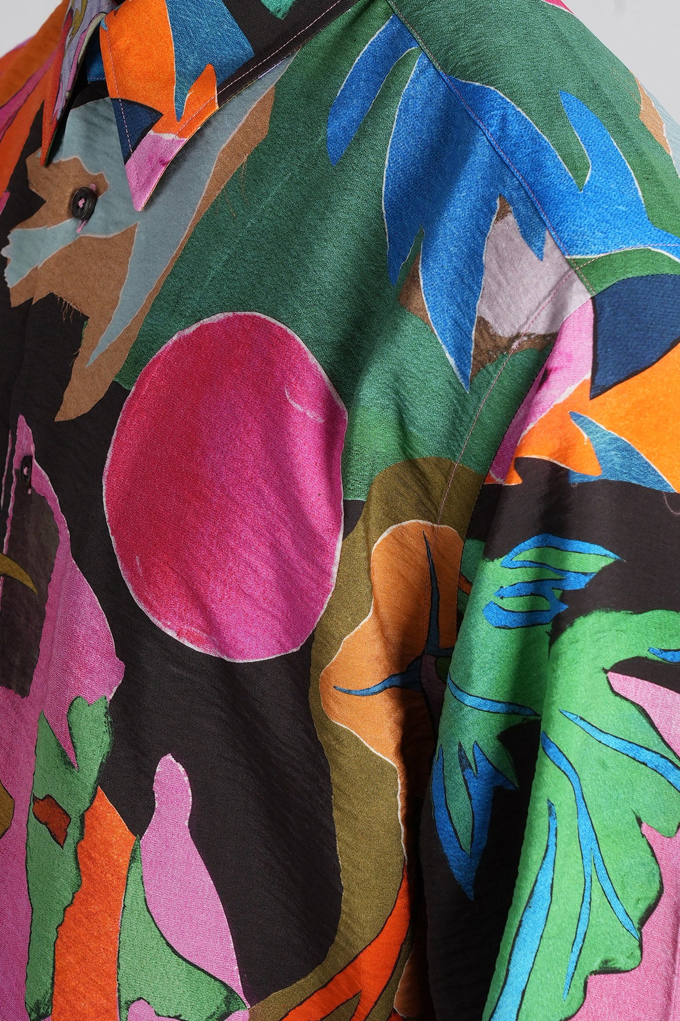 Shirt in multicolor viscose - Image 5