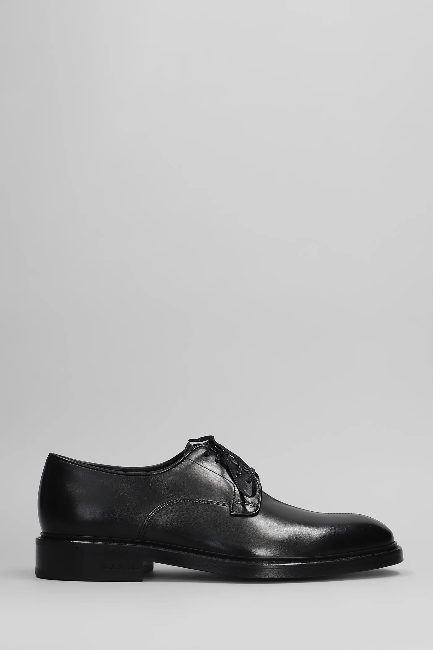 Soloman Lace up shoes in black leather - Image 116
