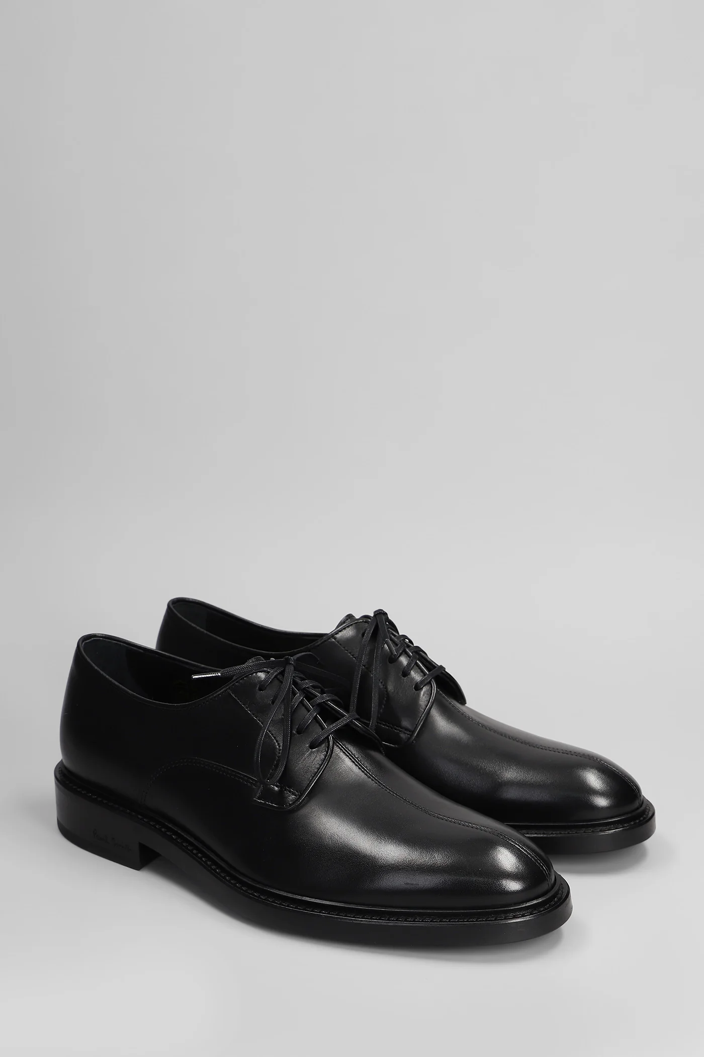 Soloman Lace up shoes in black leather - Image 117