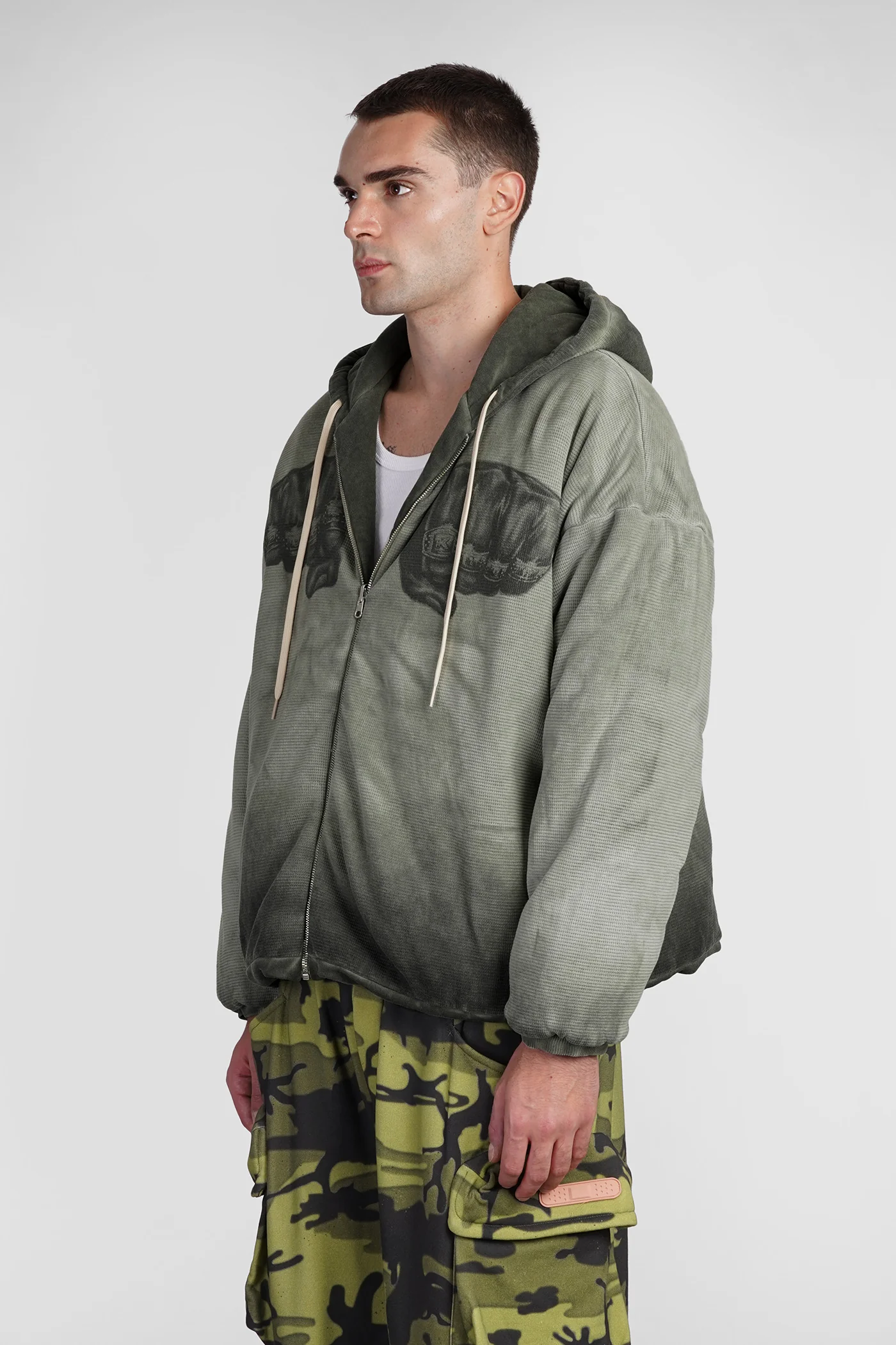 Dome one love Casual jacket in green cotton - Image 4