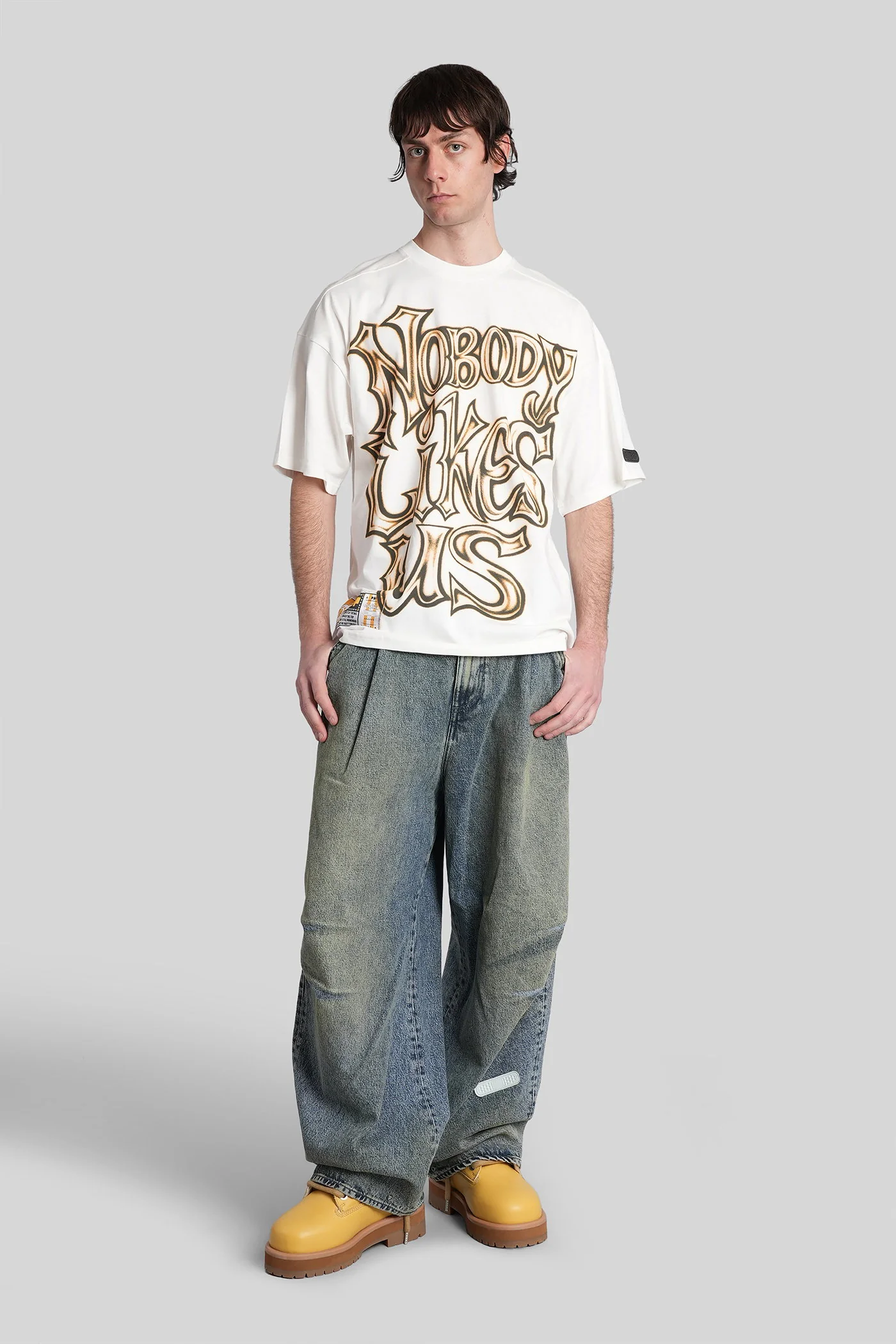 Fat angelo Jeans in blue denim - Image 2