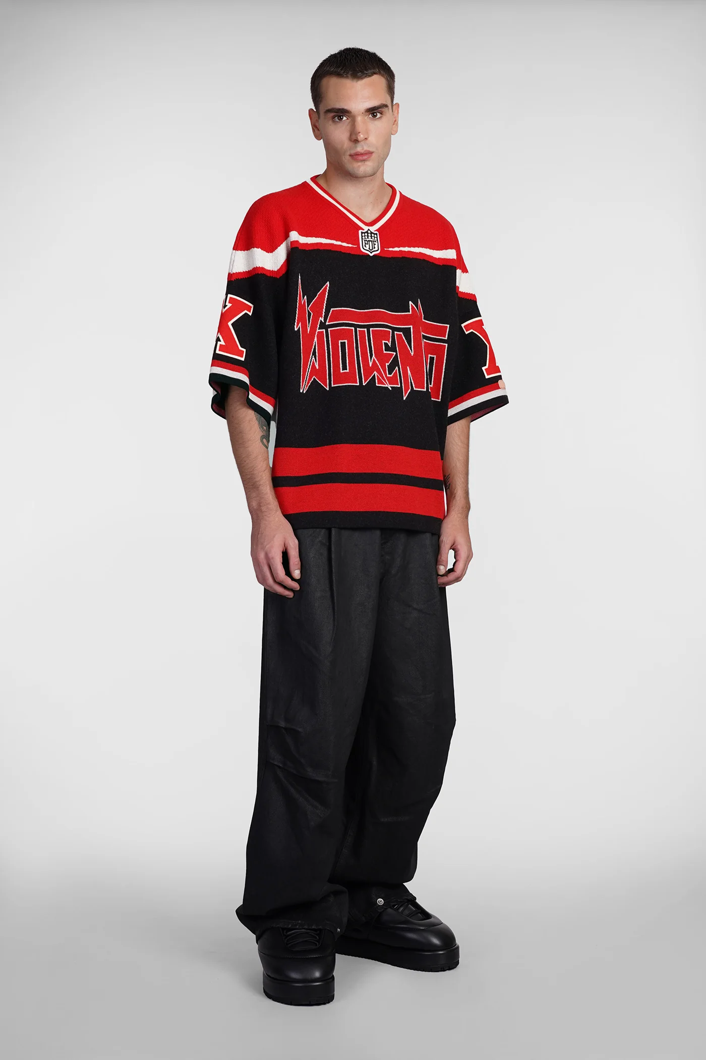Fat angelo Pants in black cotton - Image 2