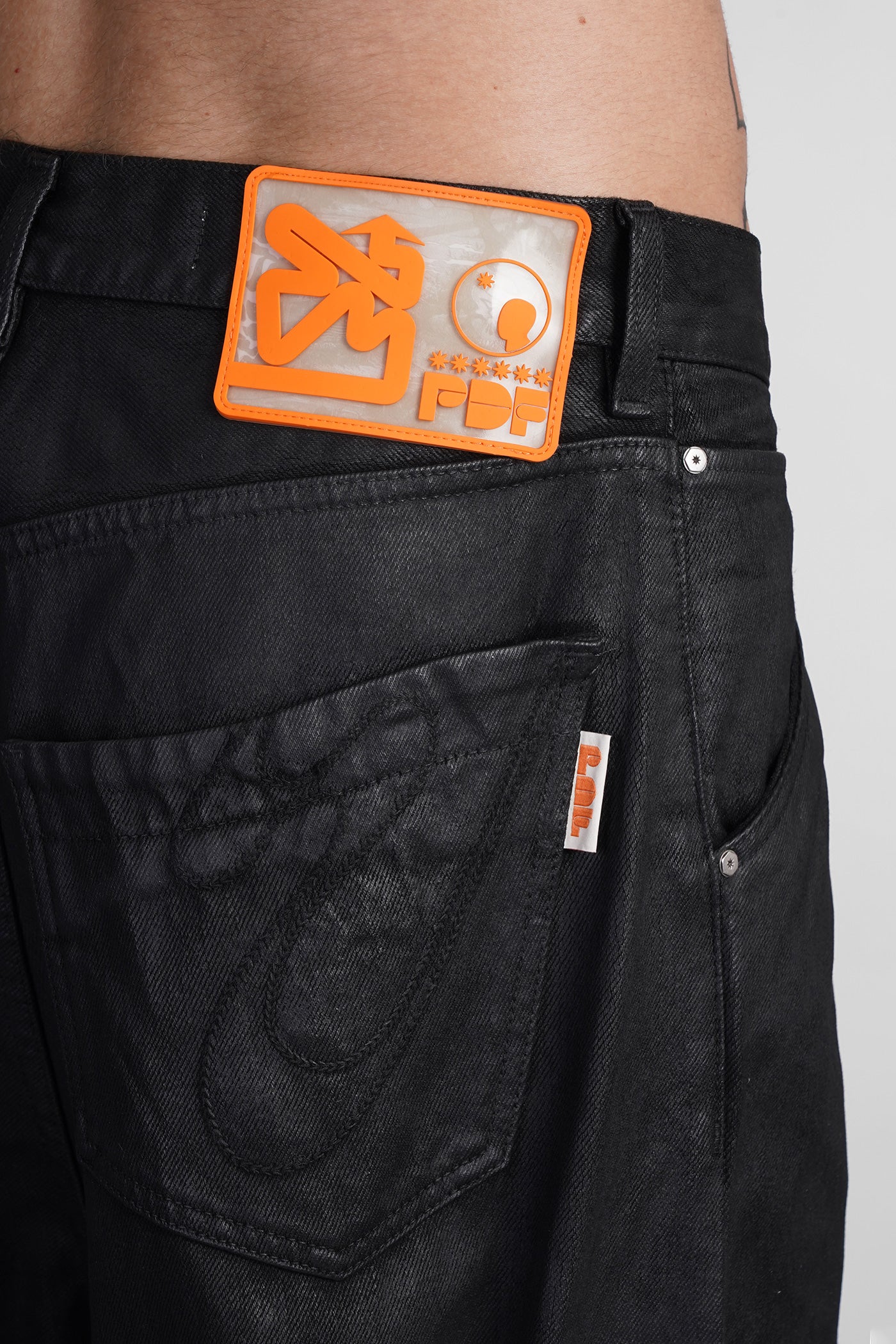 Fat angelo Pants in black cotton - Image 5