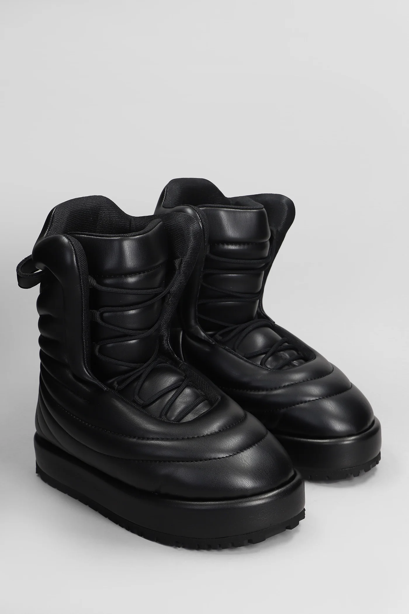 Neve lunar Ankle boots in black leather - Image 2