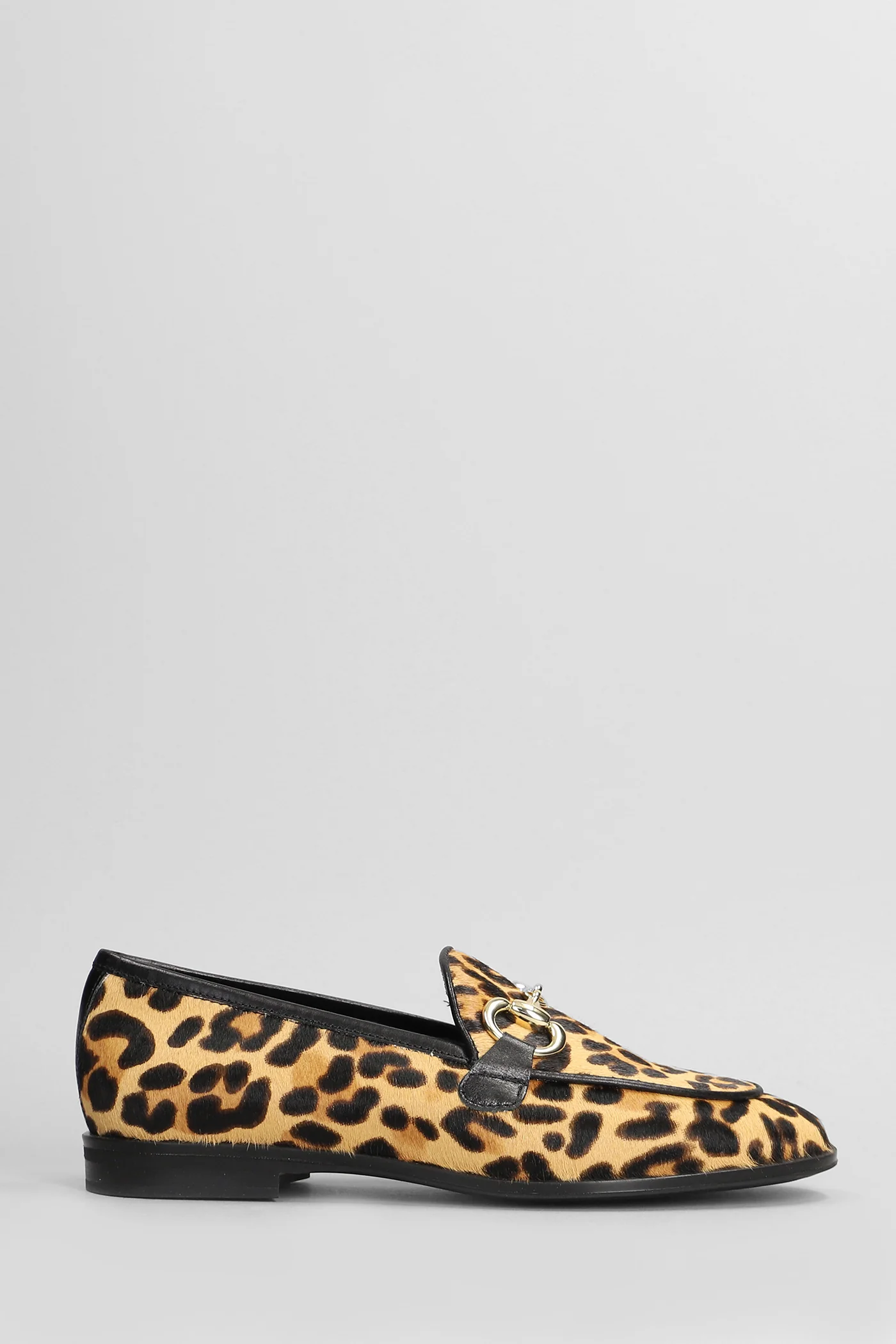 Loafers in Animalier pony skin