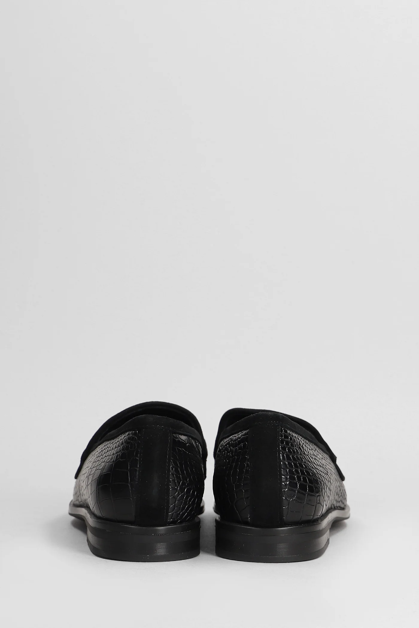 Loafers in black leather - Image 4