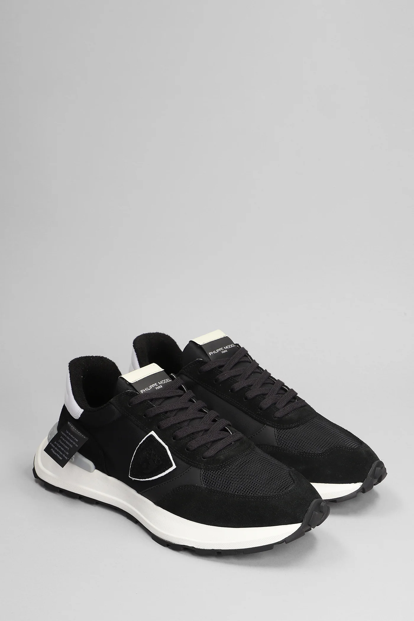 Antibes Sneakers in black Suede and fabric - Image 2