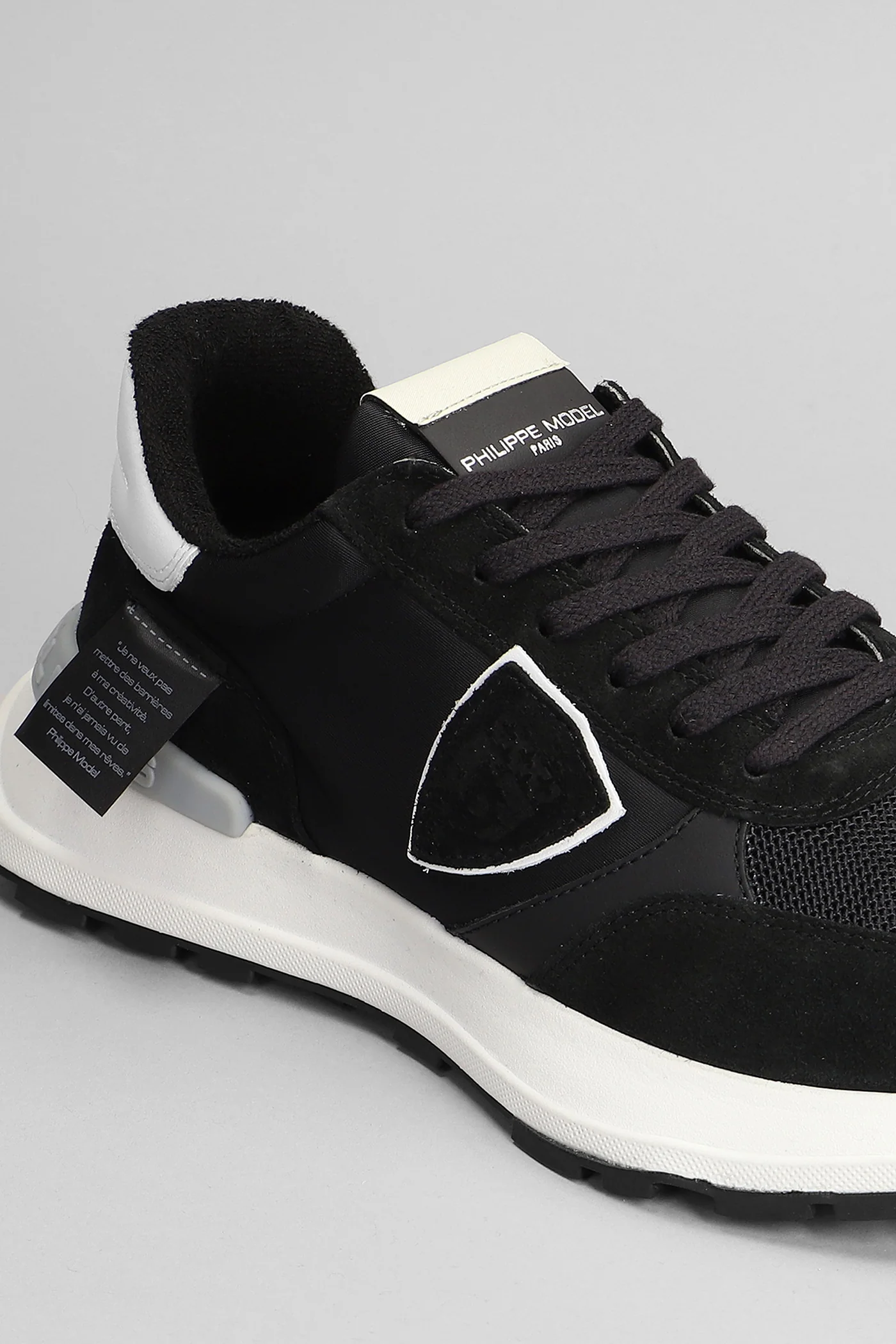 Antibes Sneakers in black Suede and fabric - Image 5