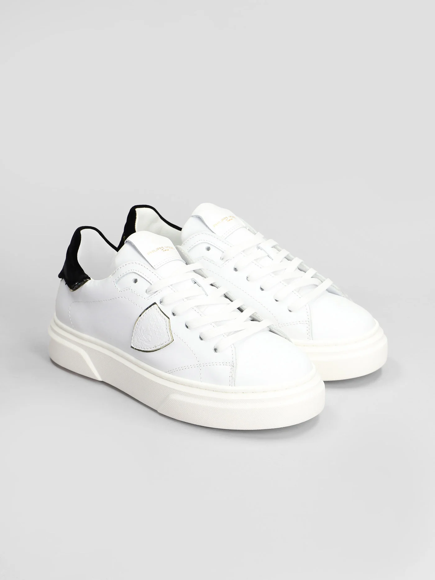 Temple Low Sneakers in white leather - Image 2