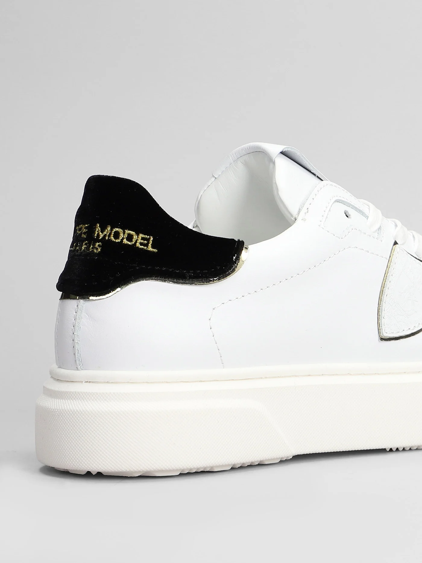 Temple Low Sneakers in white leather - Image 5