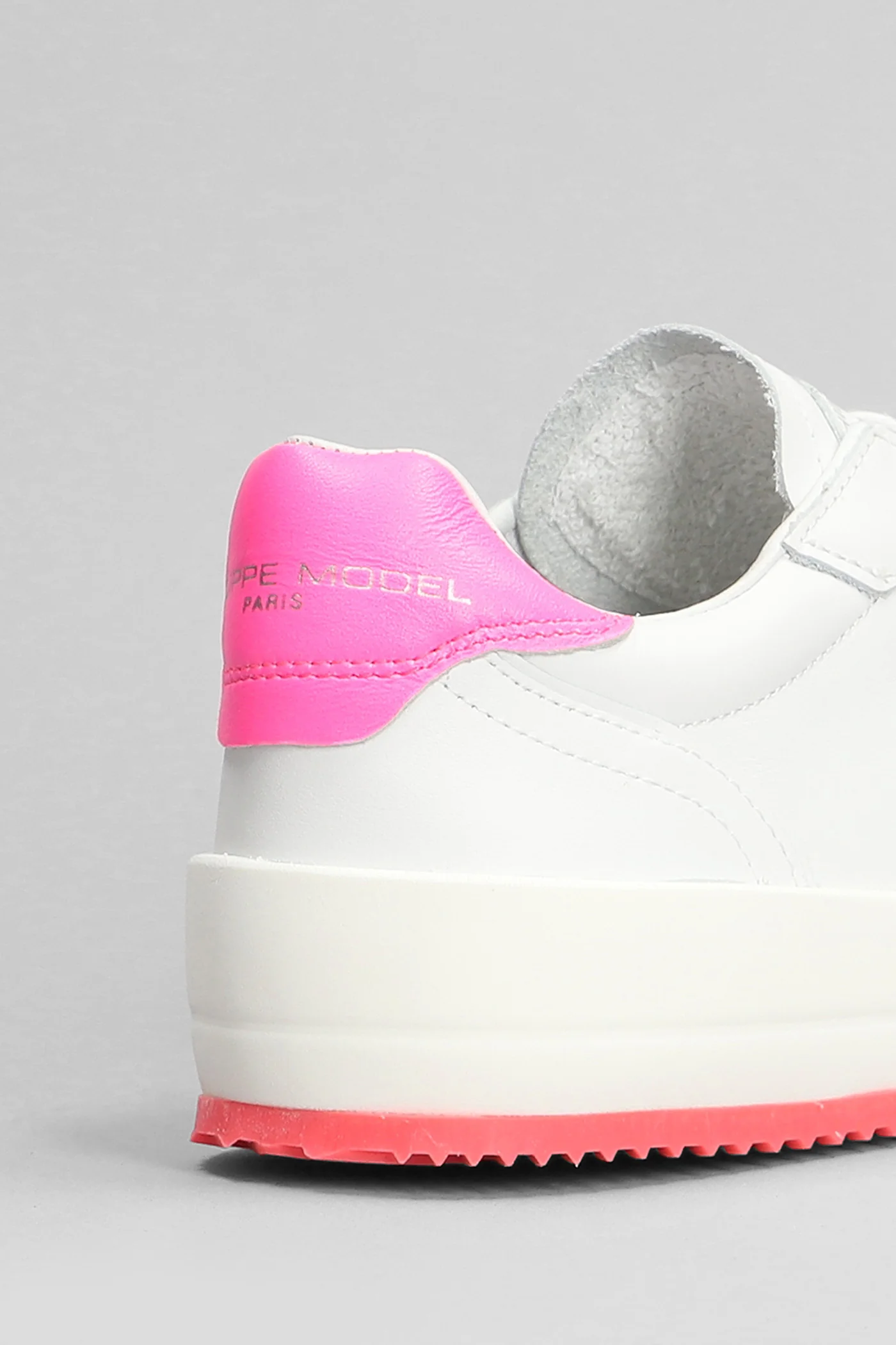 Nice Low Sneakers in white leather - Image 5