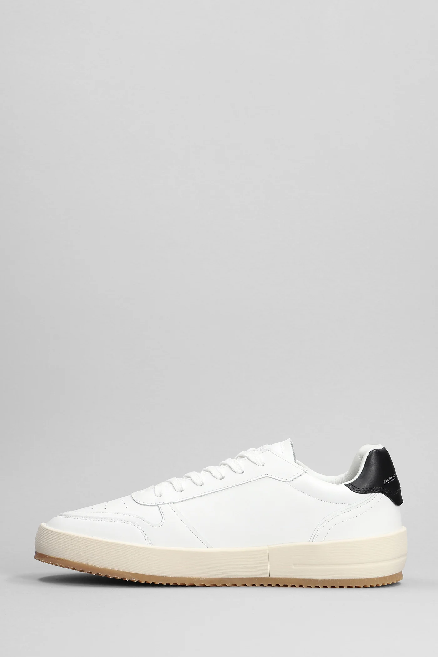 Nice Low Sneakers in white leather - Image 3