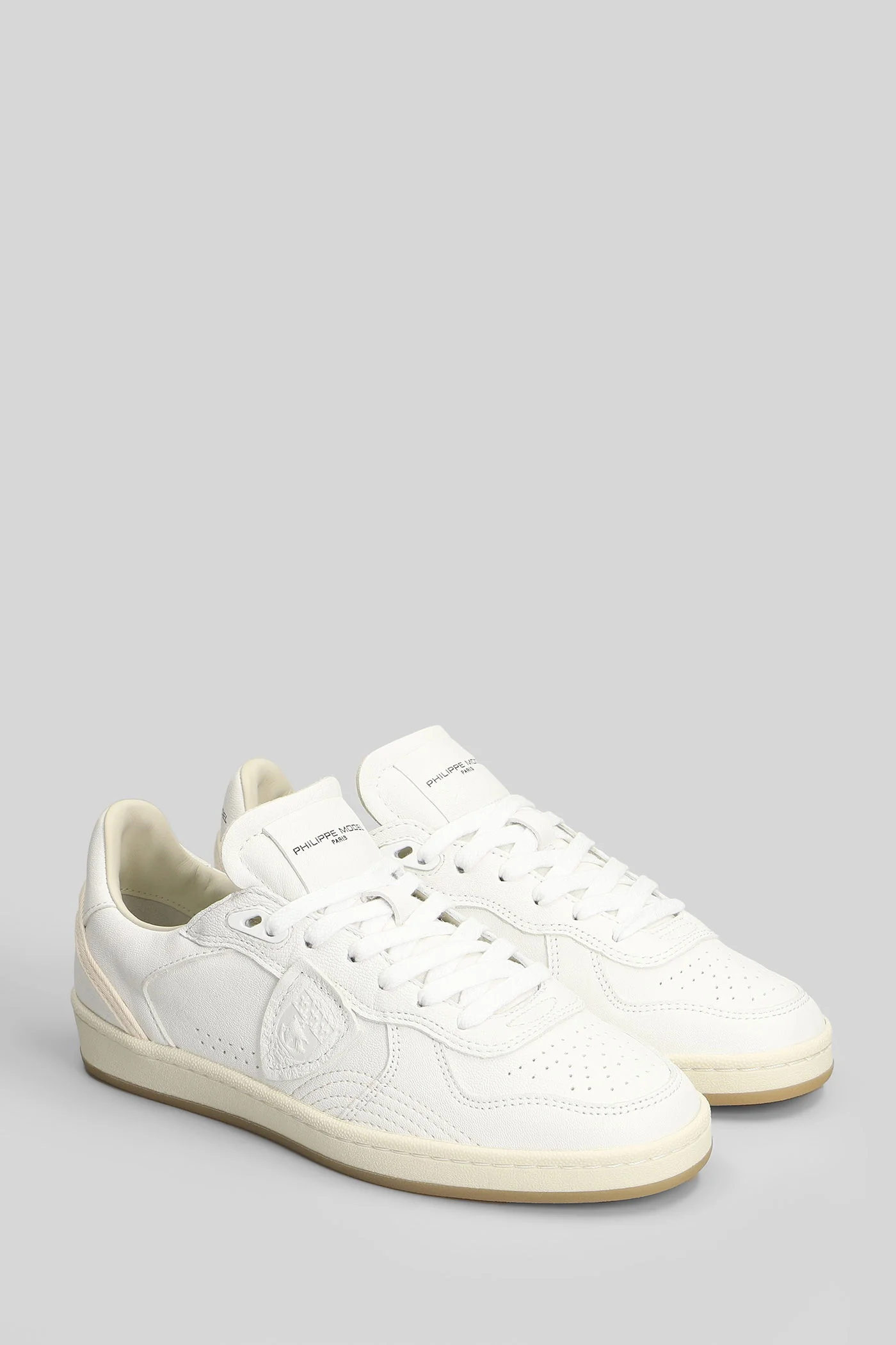 Pgal Low Sneakers in white leather - Image 2