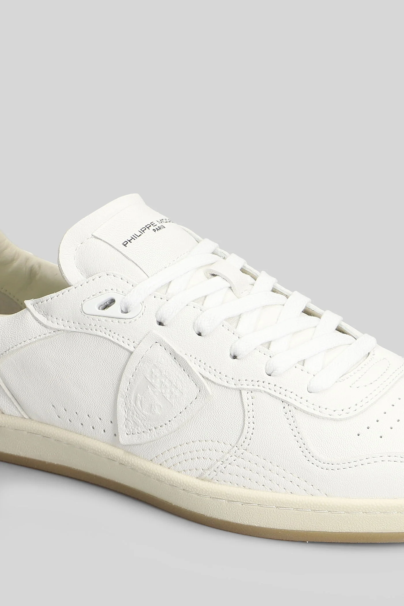 Pgal Low Sneakers in white leather - Image 5
