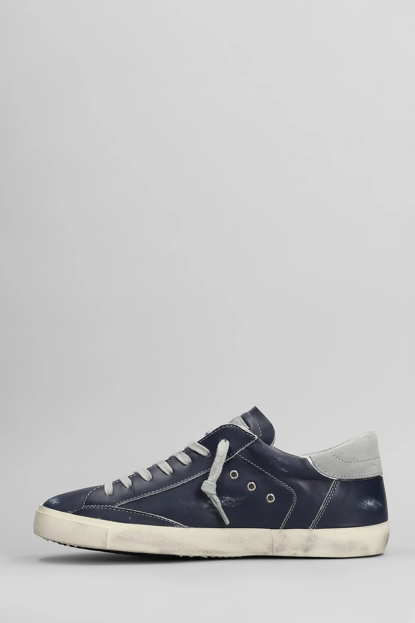 Prsx low Sneakers in blue leather - Image 3