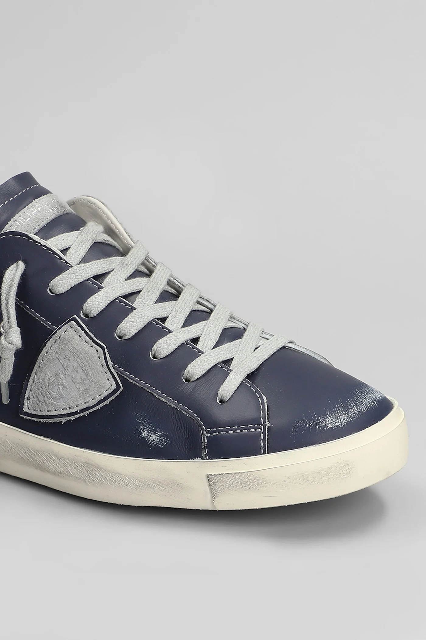 Prsx low Sneakers in blue leather - Image 5