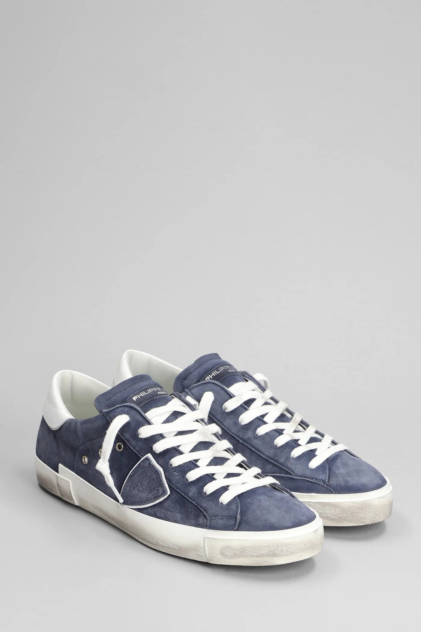 Prsx Low Sneakers in blue nubuck - Image 2