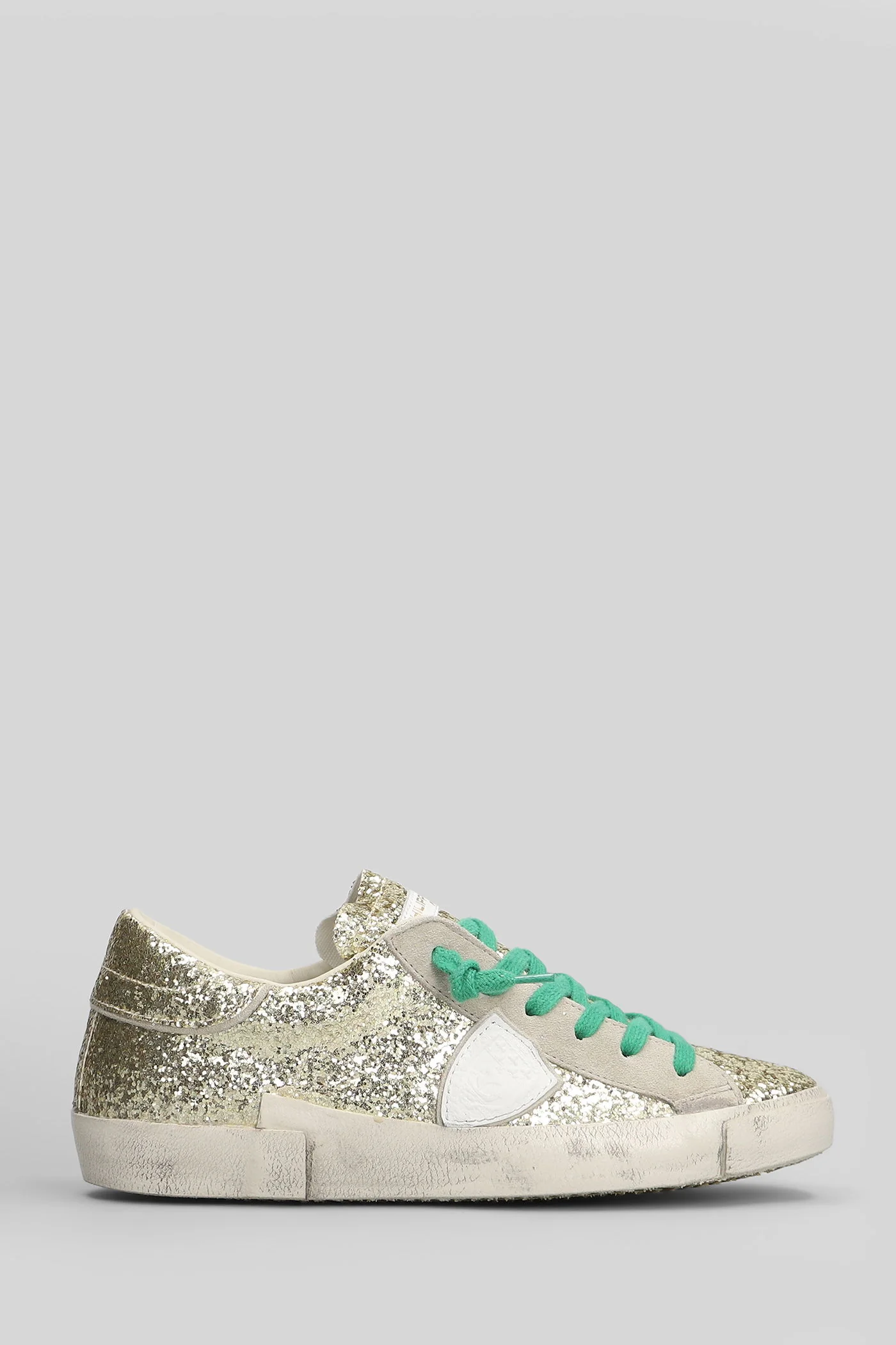 Prsx Low Sneakers in gold glitter