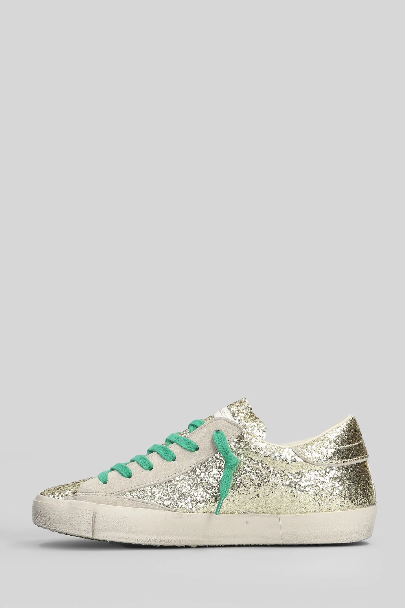 Prsx Low Sneakers in gold glitter - Image 2