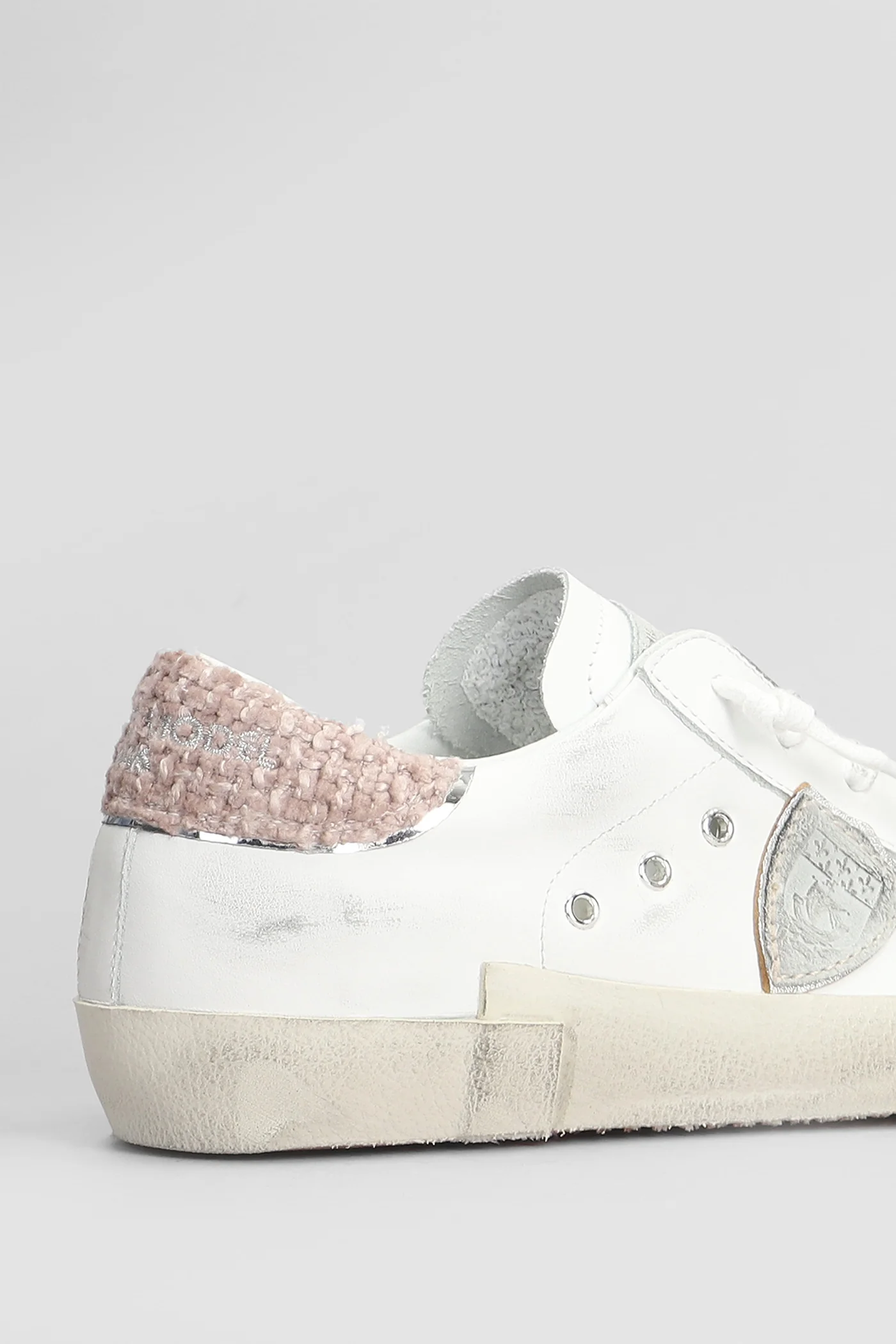 Prsx Low Sneakers in white leather - Image 5