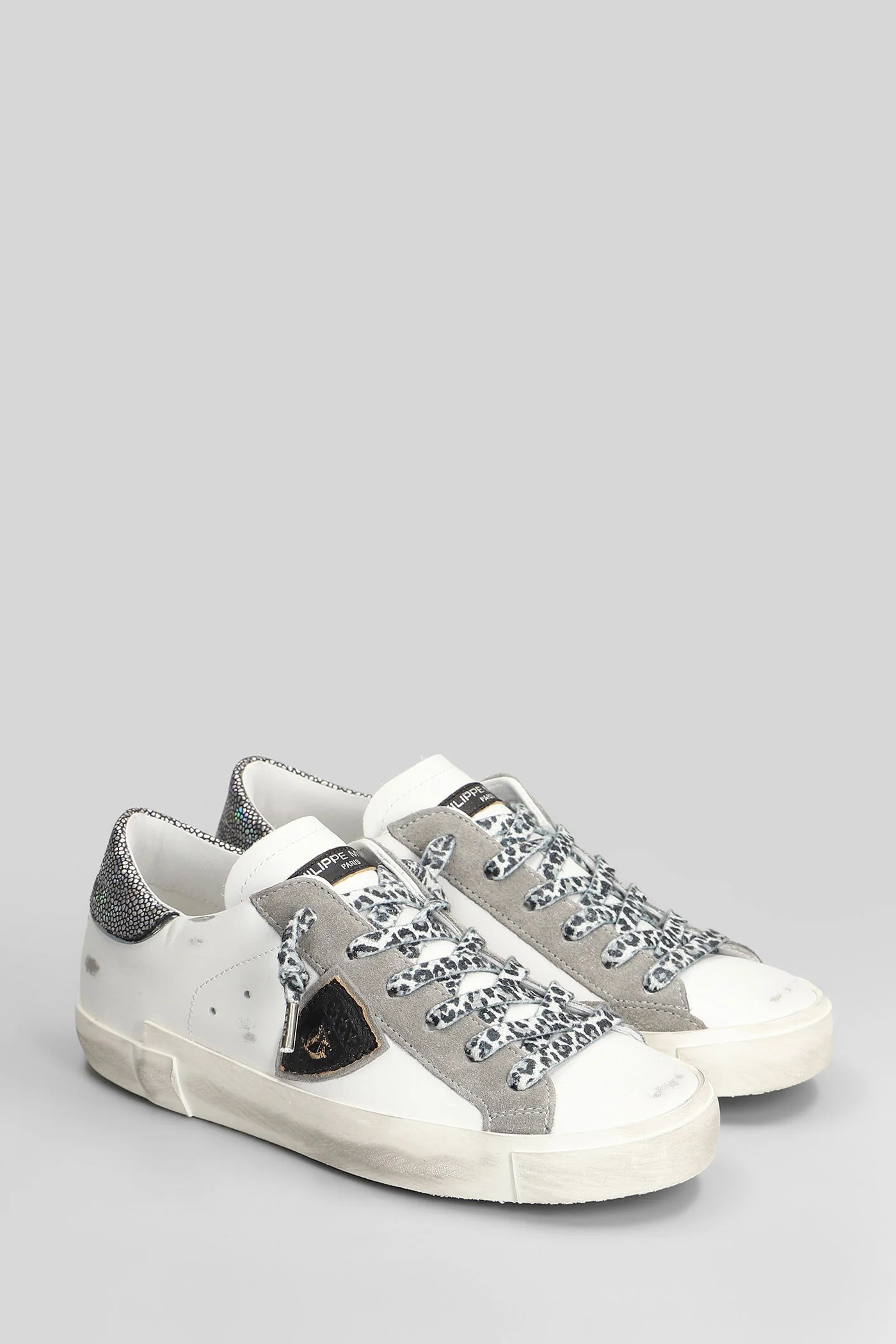Prsx Low Sneakers in white leather - Image 2