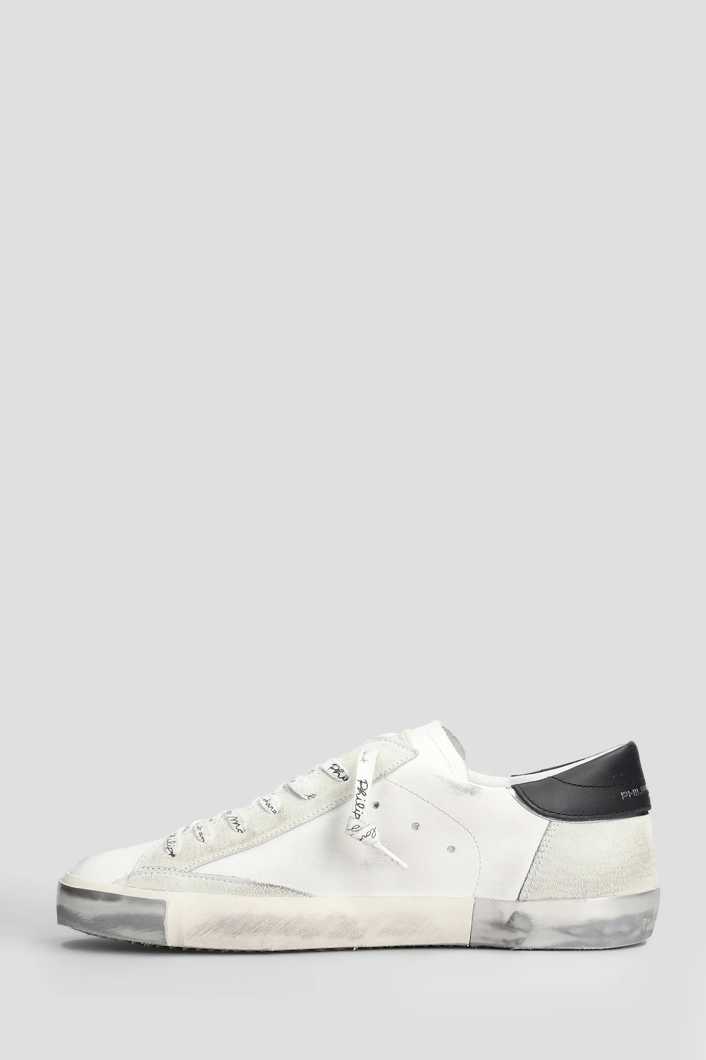 Prsx Low Sneakers in white leather - Image 3