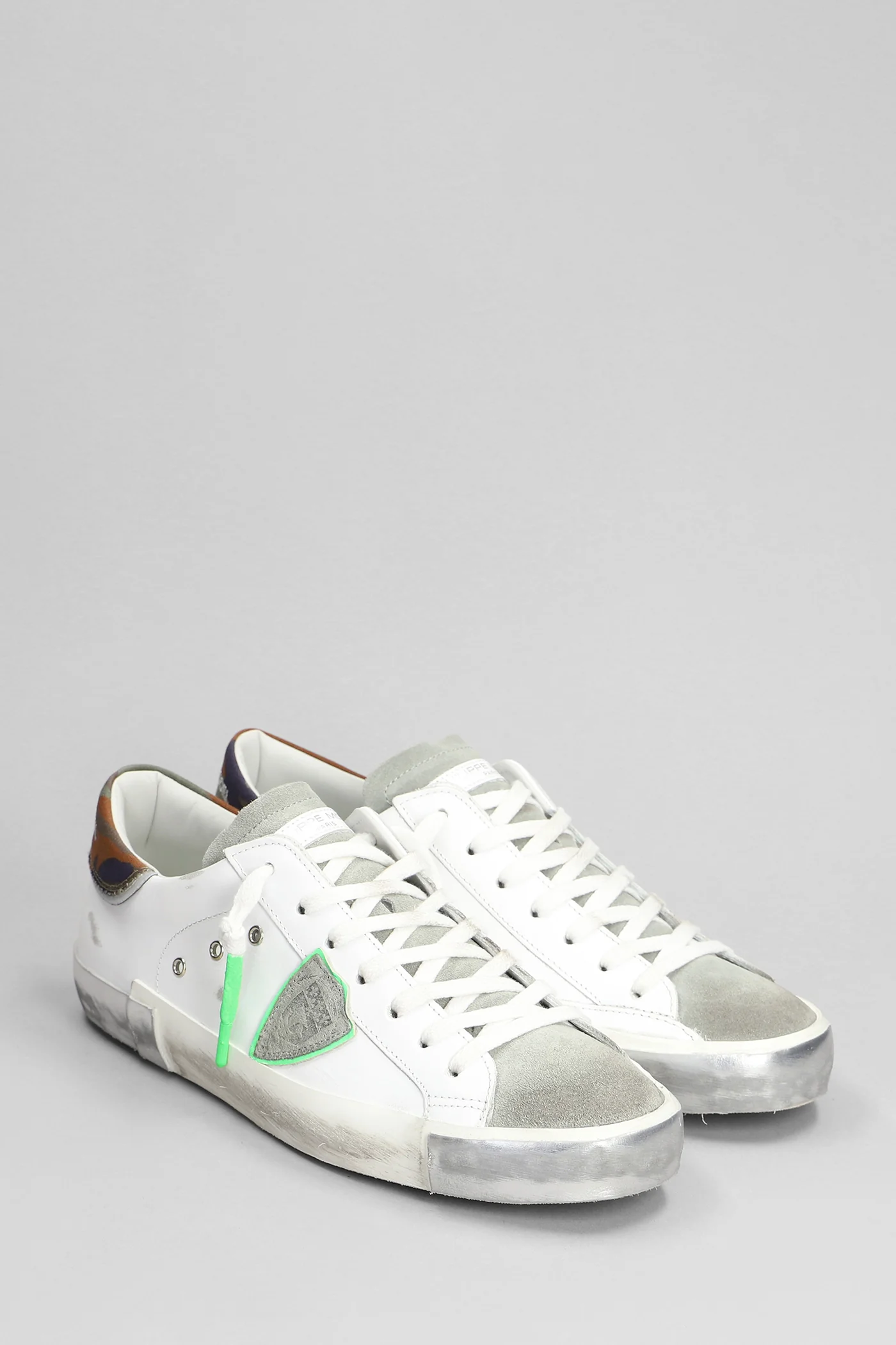 Prsx Low Sneakers in white leather - Image 2